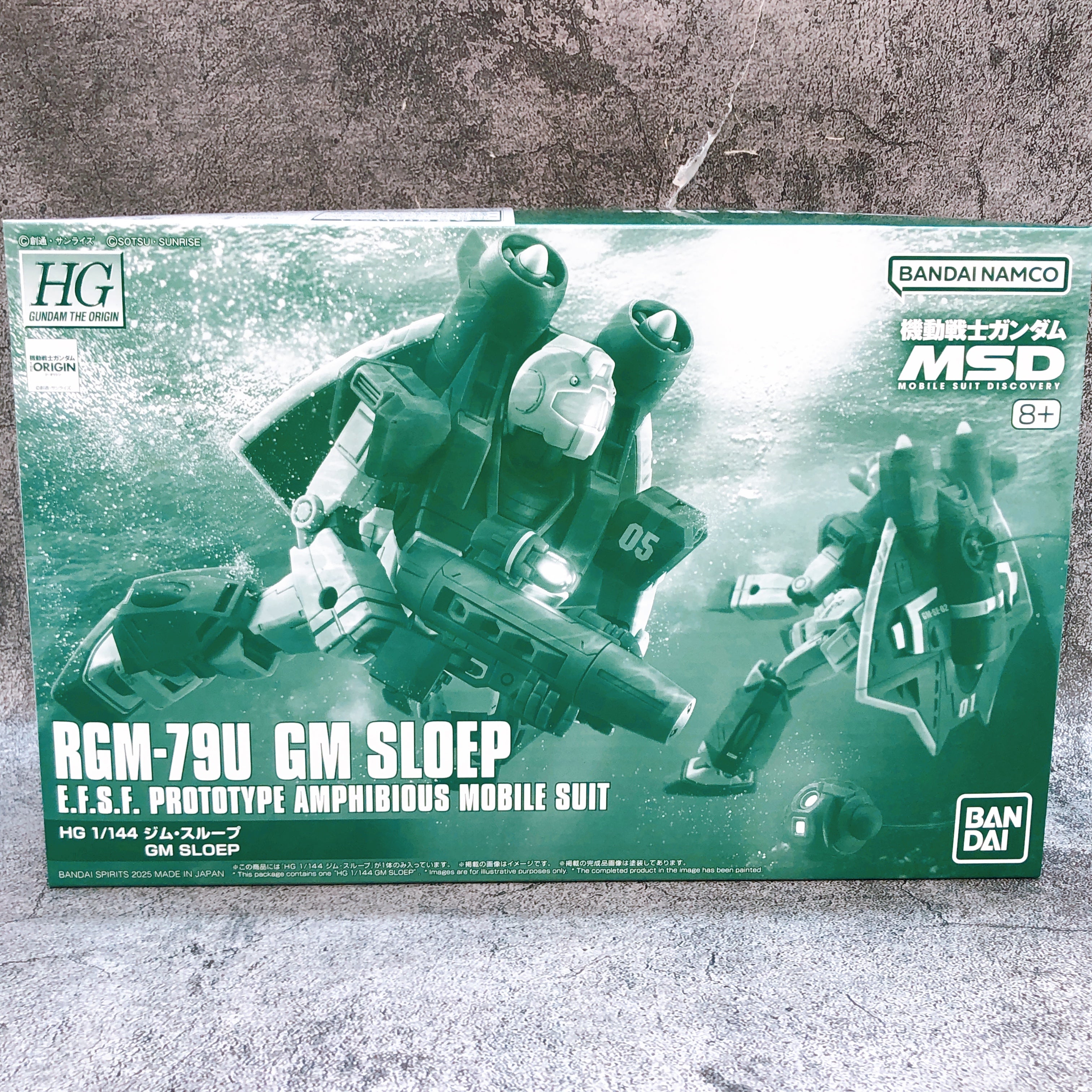 HG 1/144 GM SLOEP RGM-79U Gundam The Origin Model Kit Premium Bandai Japan NEW