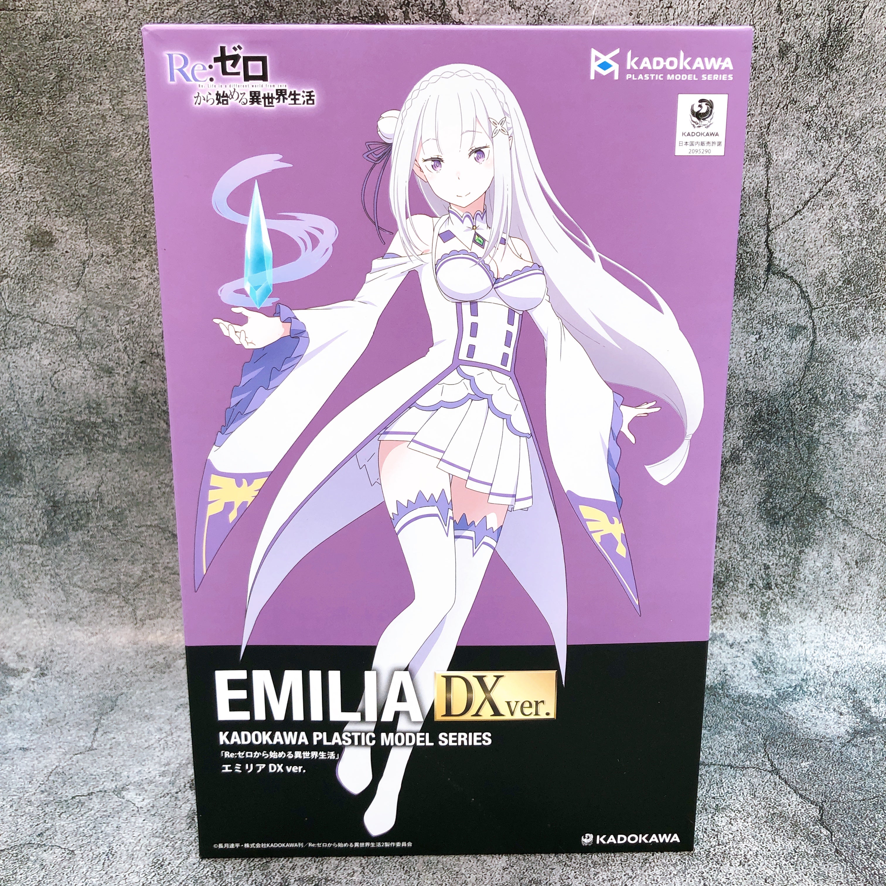 KADOKAWA PLASTIC MODEL SERIES Emilia DX Ver Re:Zero Model Kit Japan Sealed NEW