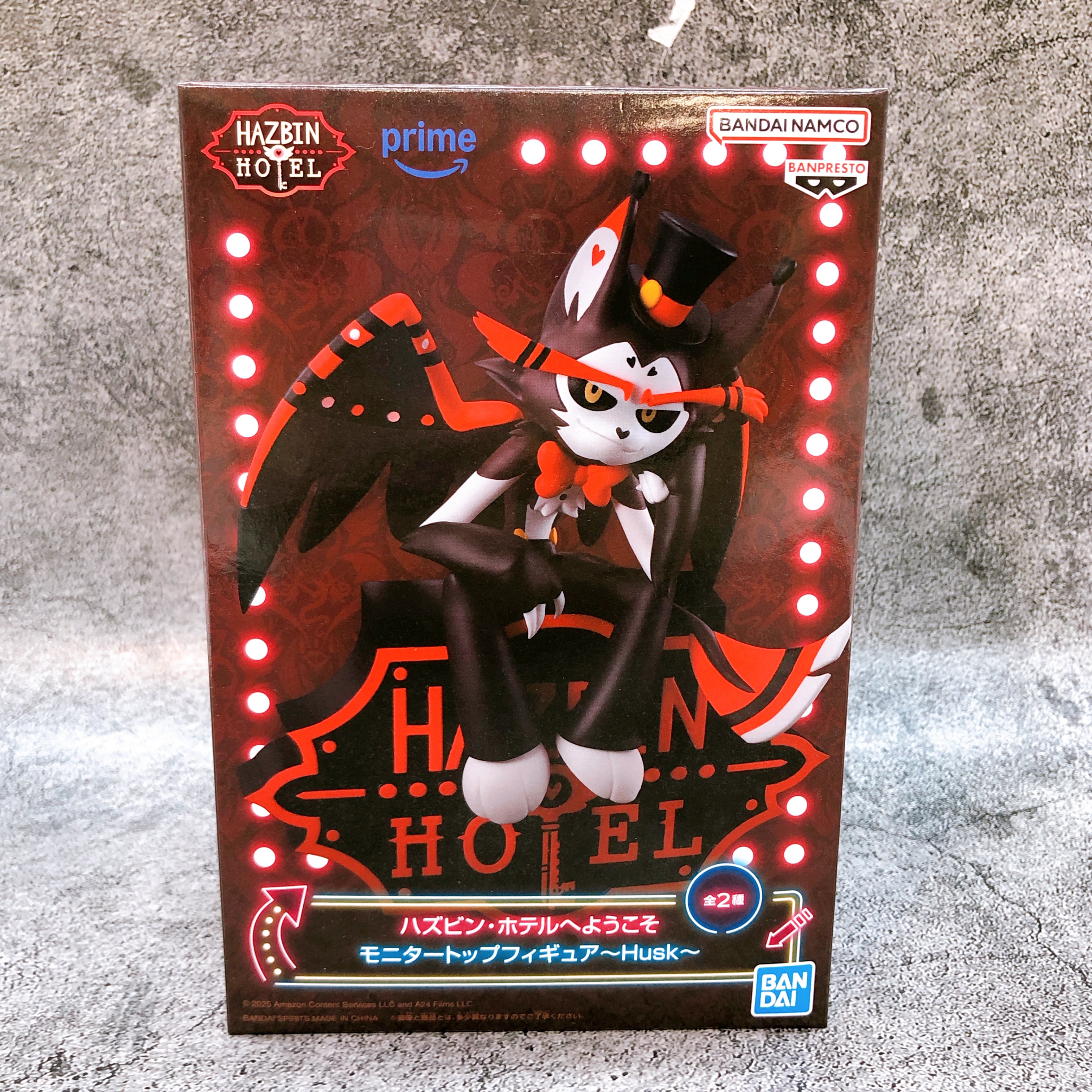 Hazbin Hotel Husk Normal Color Red Monitor Top Figure BANPRESTO Japan Sealed