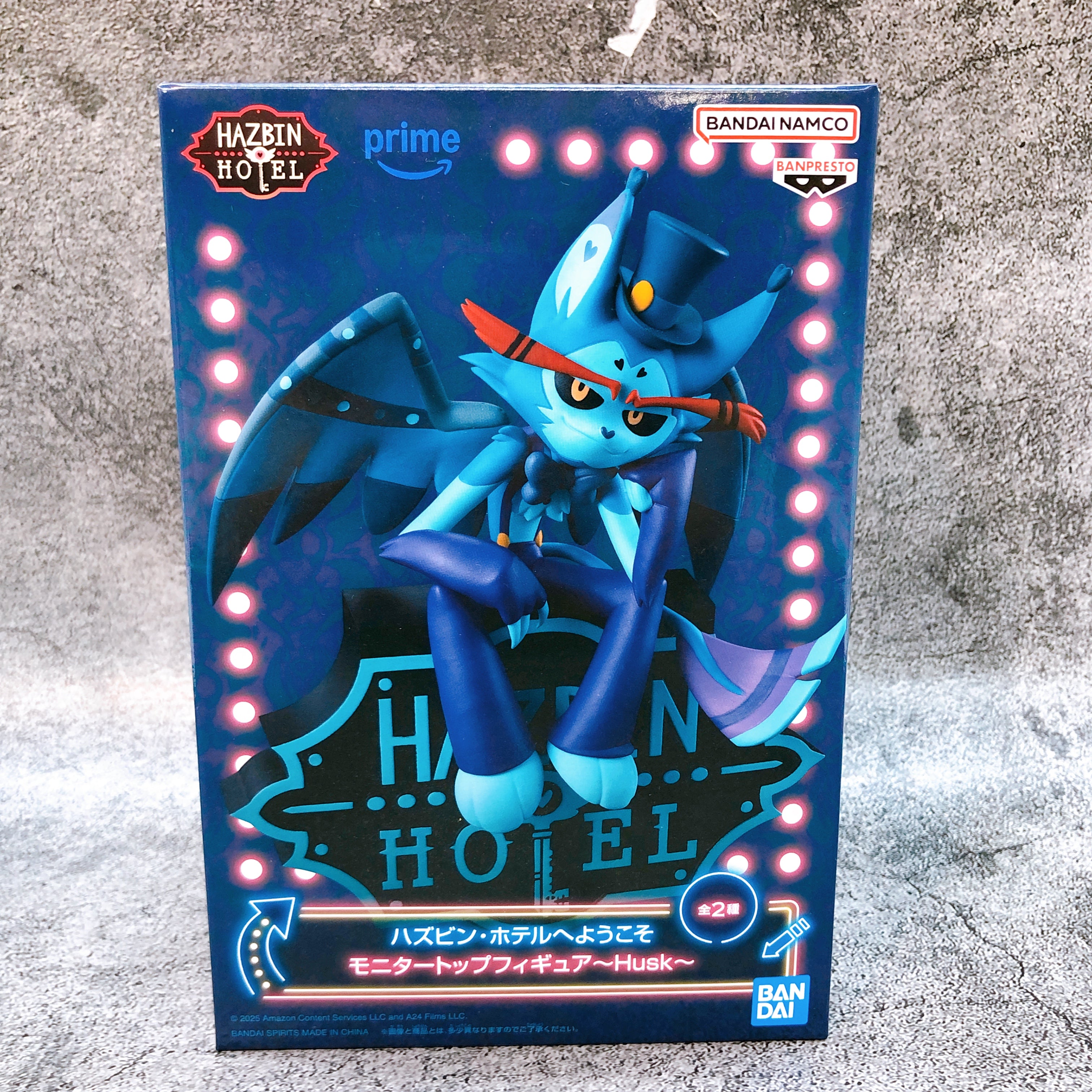 Hazbin Hotel Husk Another Color Blue Monitor Top Figure BANPRESTO Japan Sealed