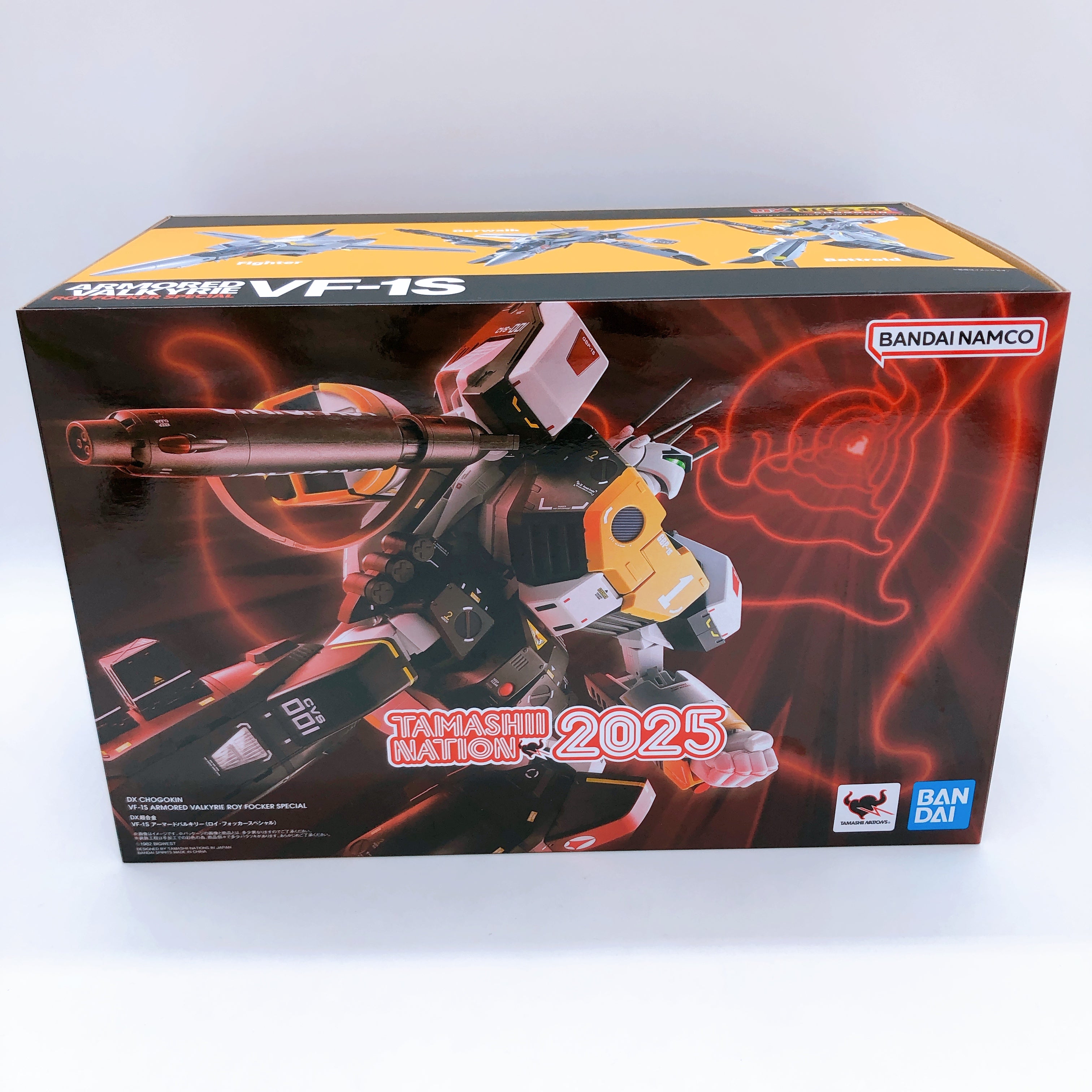 DX Chogokin Macross VF-1S Armored Valkyrie Roy Focker Special Figure Bandai