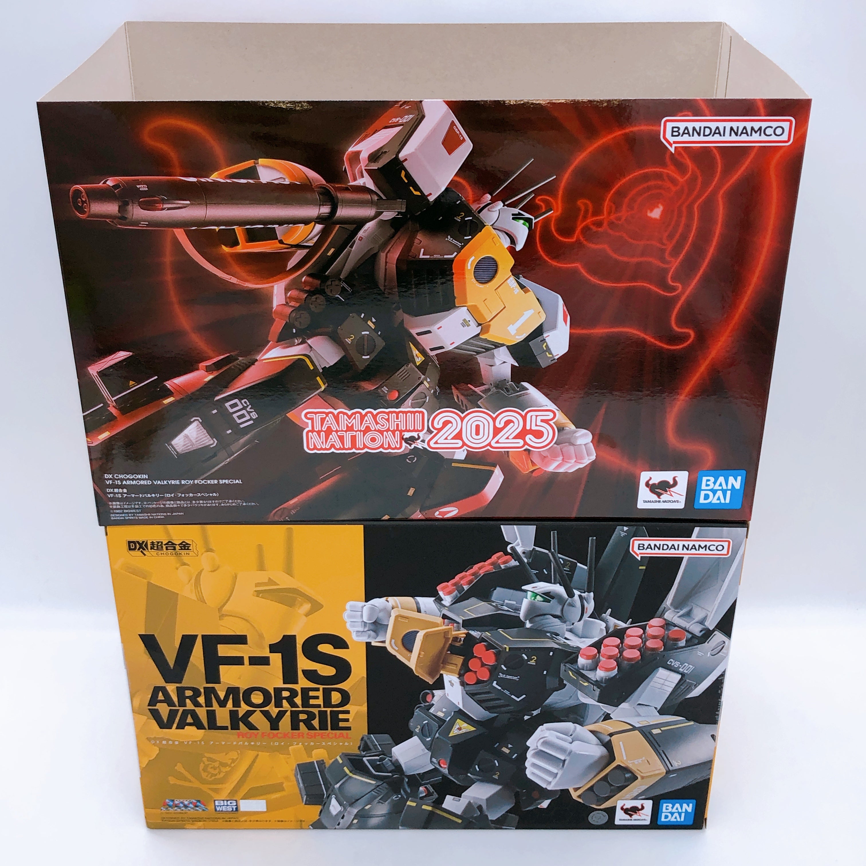 DX Chogokin Macross VF-1S Armored Valkyrie Roy Focker Special Figure Bandai
