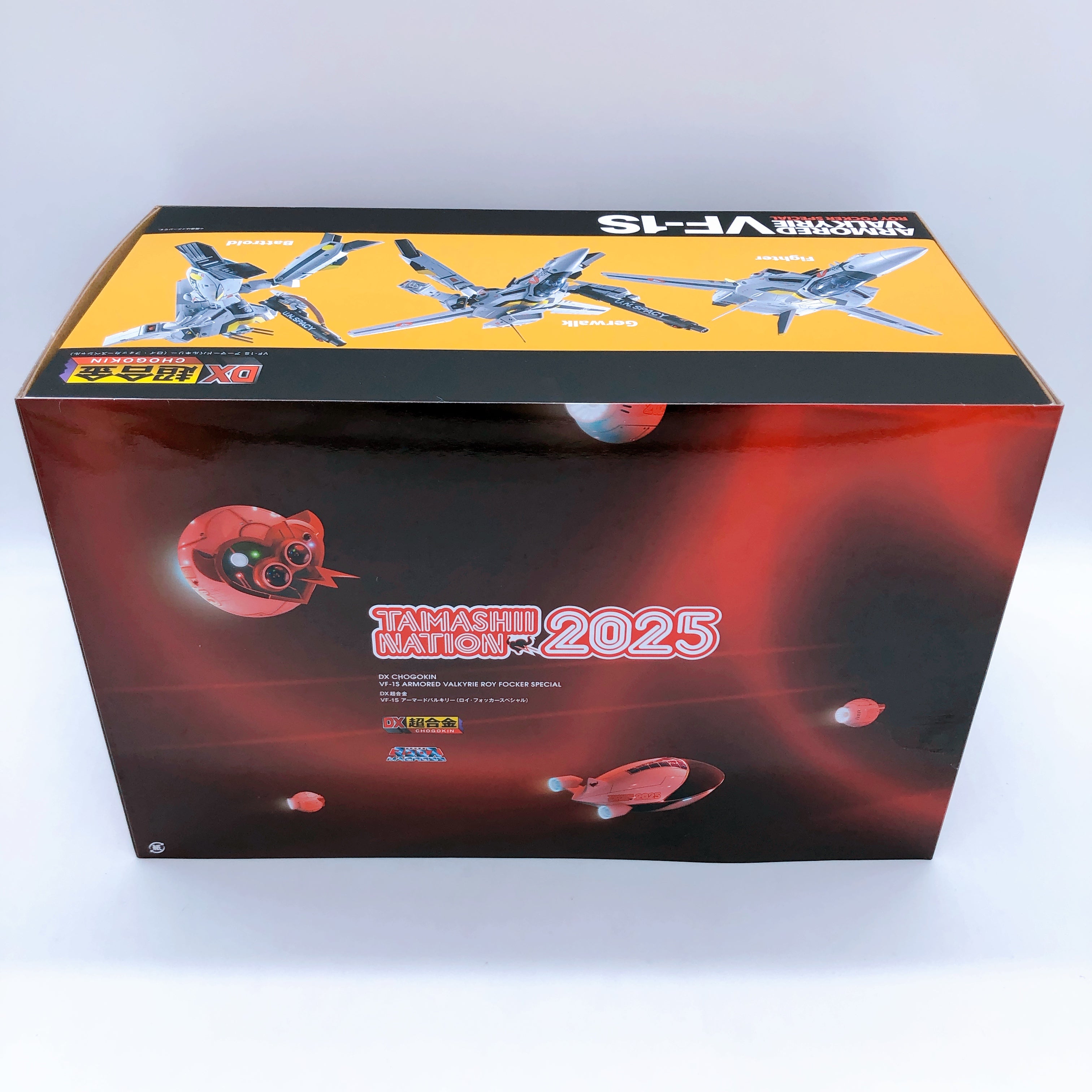 DX Chogokin Macross VF-1S Armored Valkyrie Roy Focker Special Figure Bandai