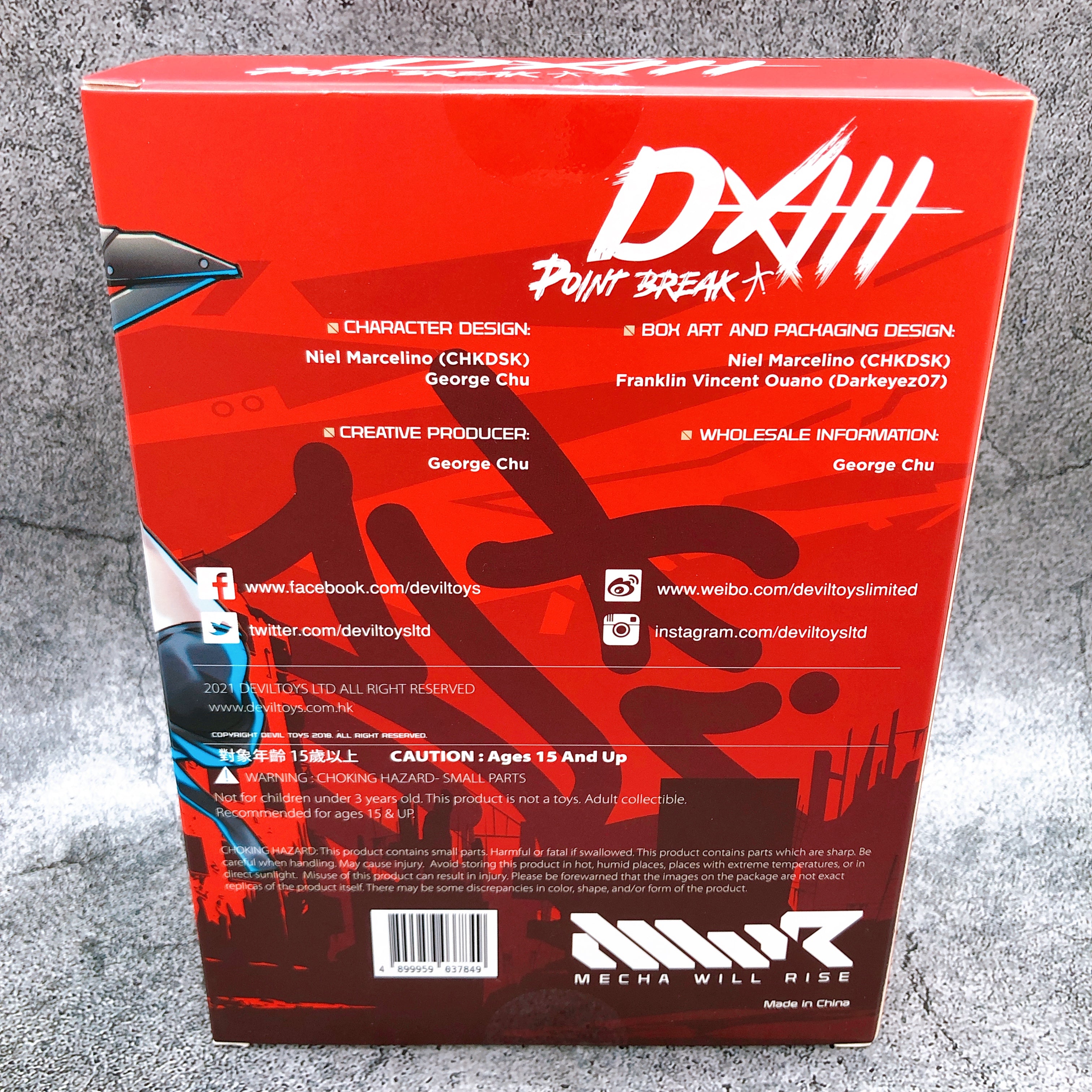 Devil Toys POINT BREAK DXIII MECHA WILL RISE EXCLUSIVE 1/12 Action Figure NEW