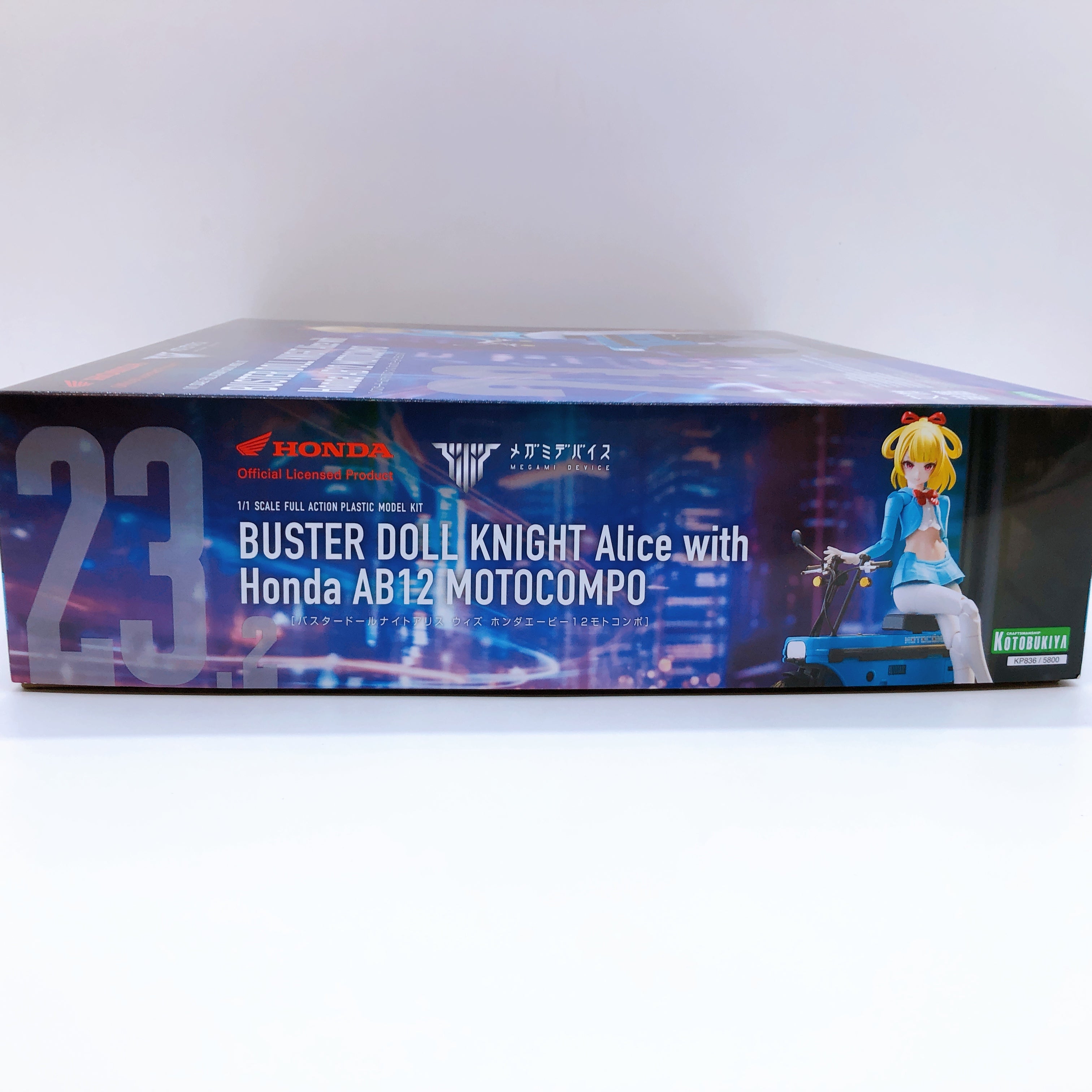 Megami Device BUSTER DOLL KNIGHT Alice with Honda AB12 MOTOCOMPO Kit KOTOBUKIYA