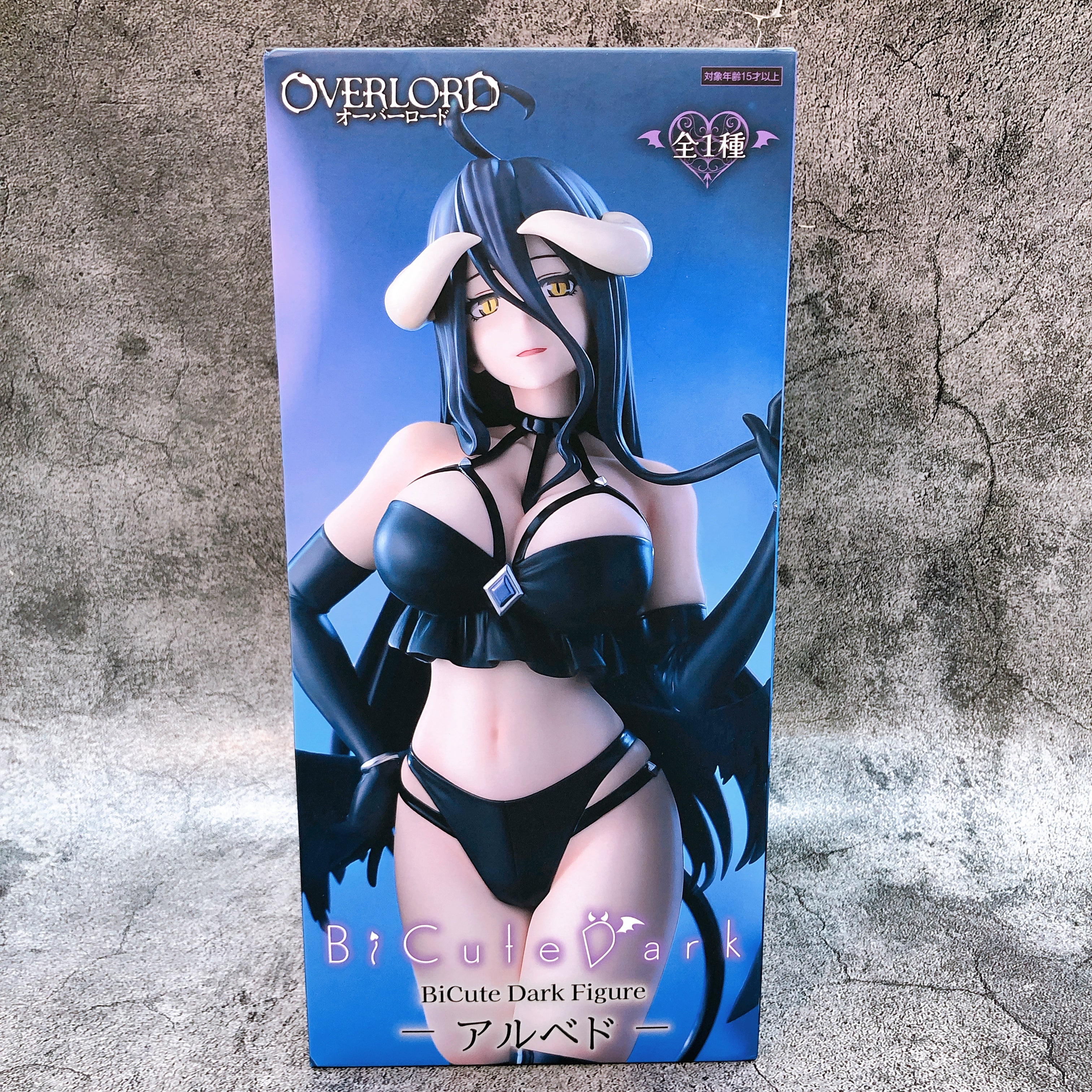 Overlord Albedo BiCute Dark Figure FuRyu from Japan Sealed NEW AUTHENTIC