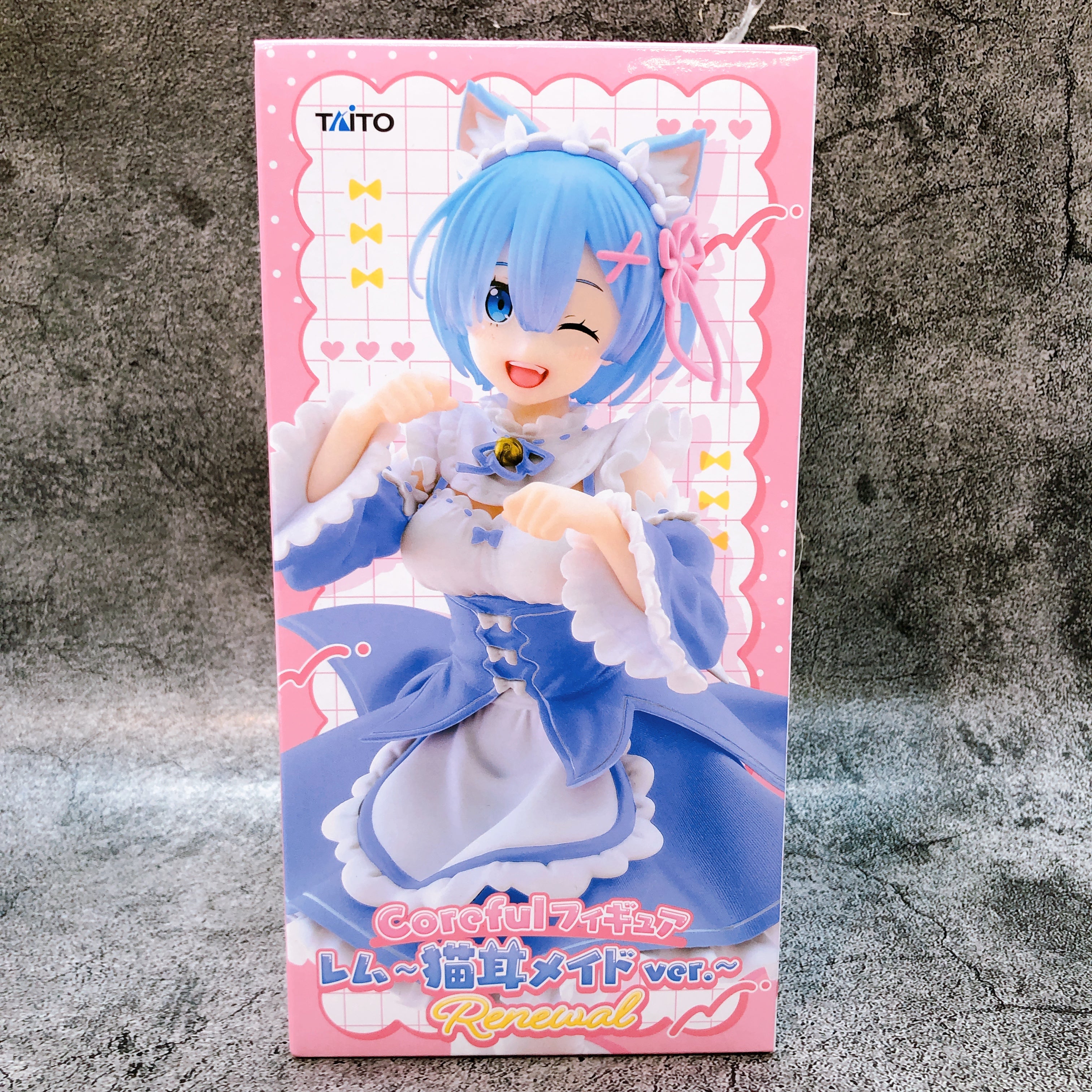 Re:Zero Rem Cat Ears Maid Ver Renewal Coreful Figure Taito from Japan Sealed NEW