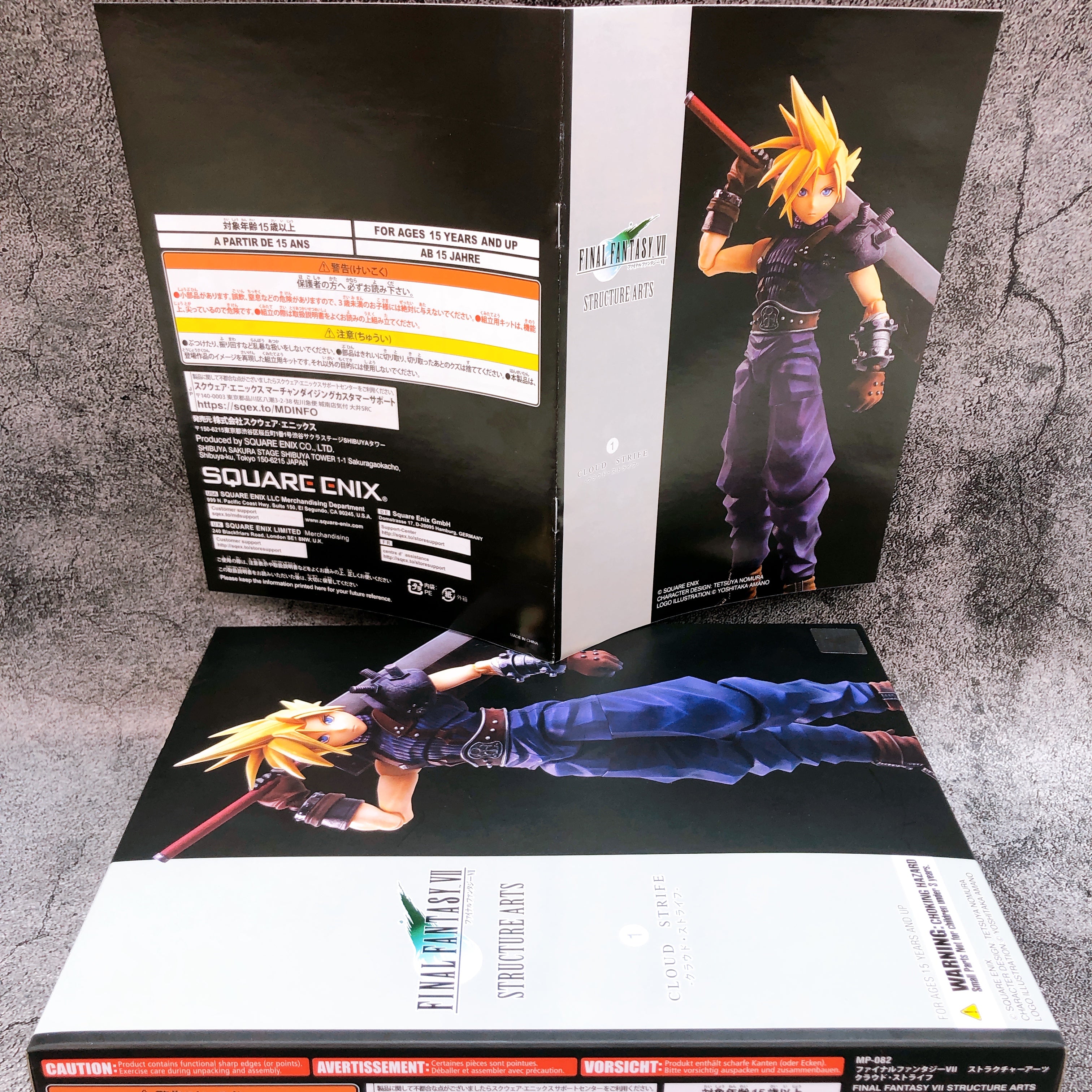 FINAL FANTASY VII Structure Arts Cloud Strife FF7 Model Kit Square Enix Japan