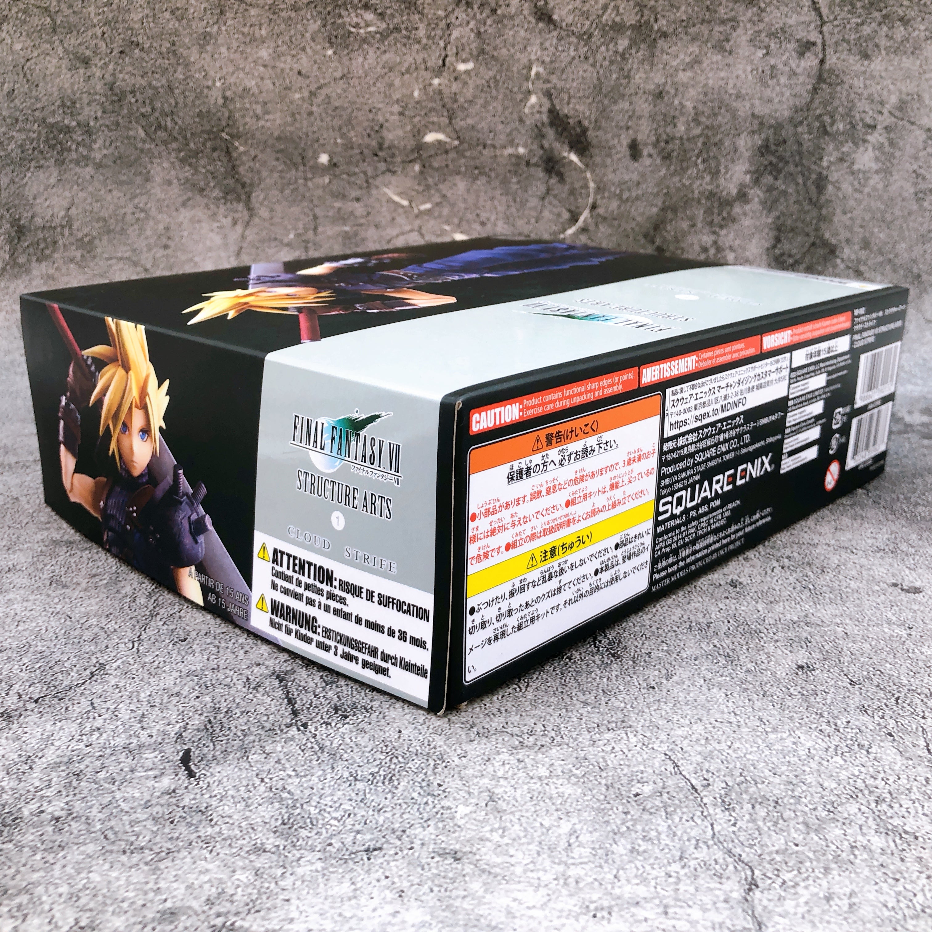 FINAL FANTASY VII Structure Arts Cloud Strife FF7 Model Kit Square Enix Japan