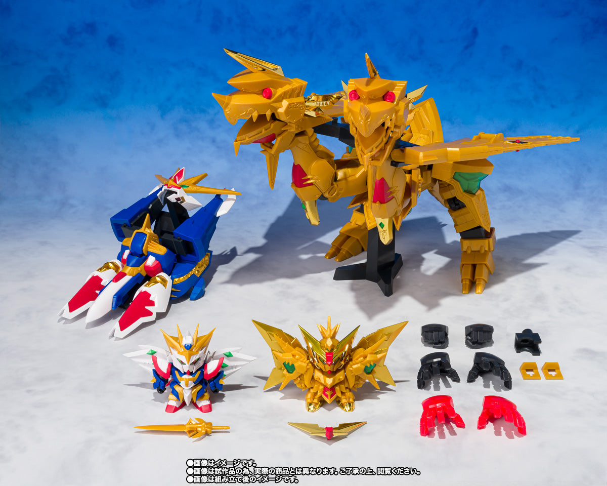 Original SD Gundam World Gold God Superior Kaiser & Solar God God Kaiser Set NEW