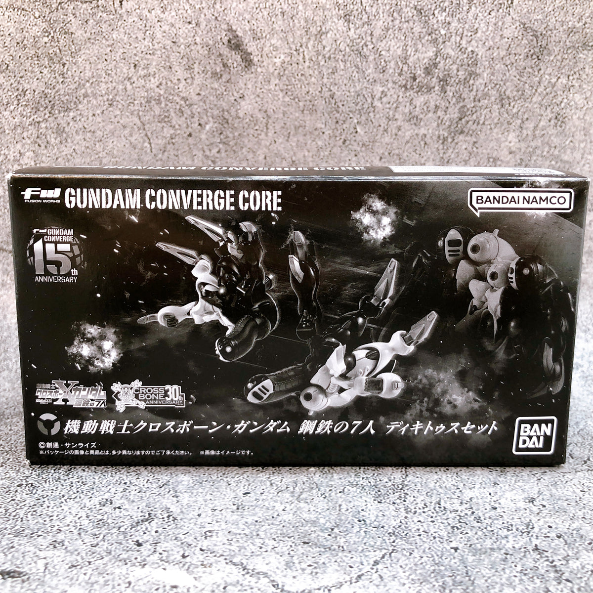 FW GUNDAM CONVERGE CORE Dictus Set Crossbone Gundam Figure 15+ Premium Bandai JP