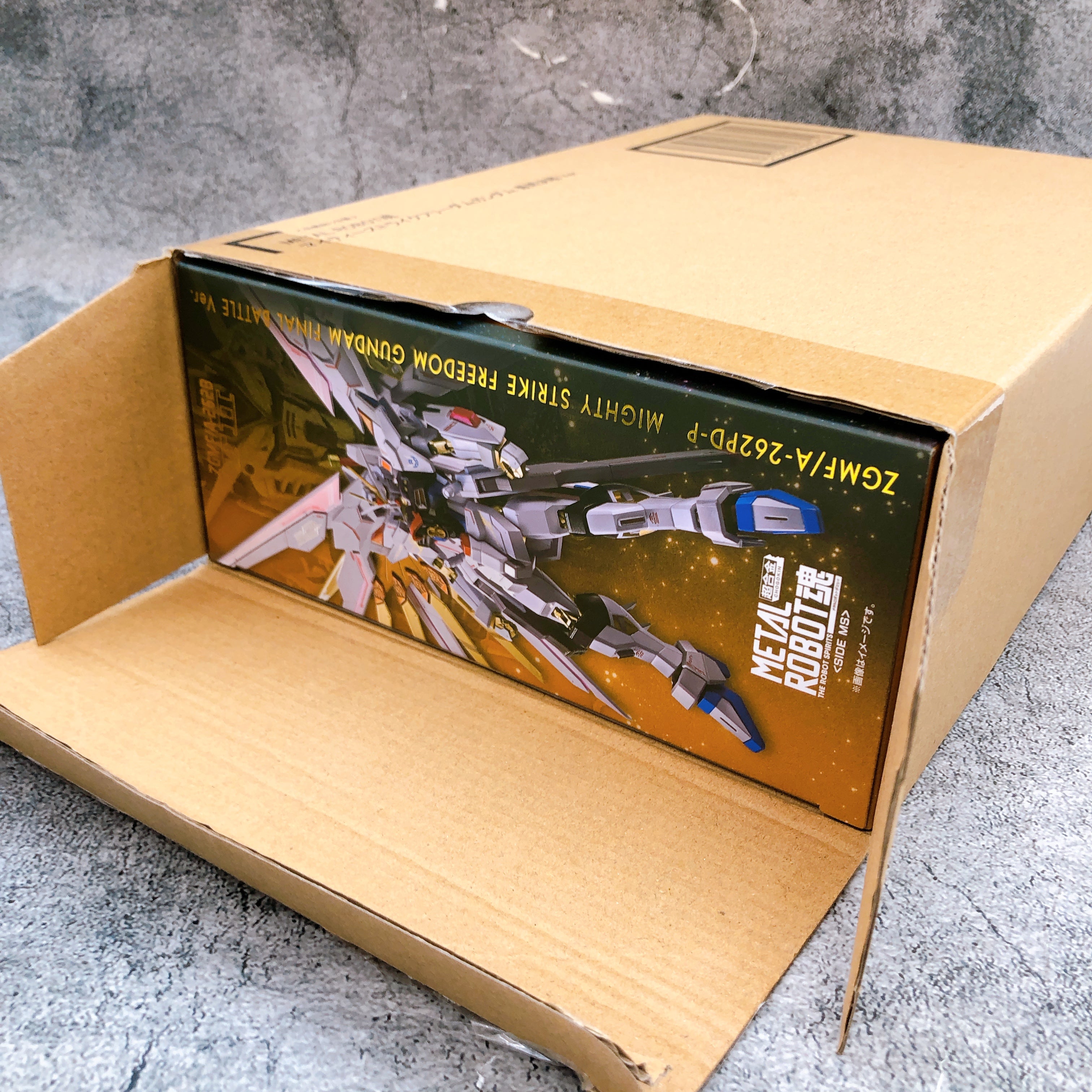 Mighty Strike Freedom Gundam Final Battle Ver. Metal Robot Spirits Bandai Japan