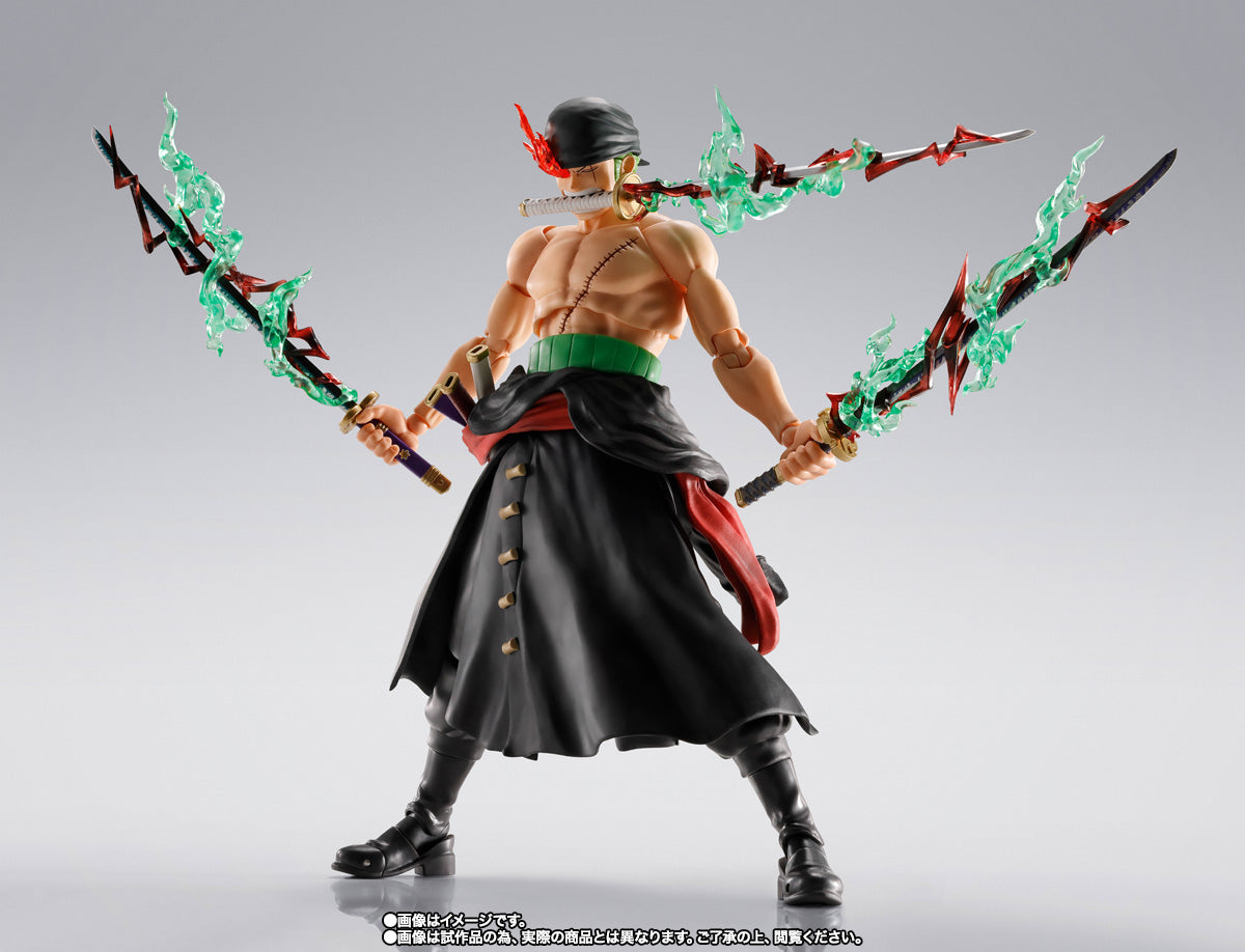 S.H.Figuarts One Piece Roronoa Zoro The King of Hell Action Figure BANDAI 15+