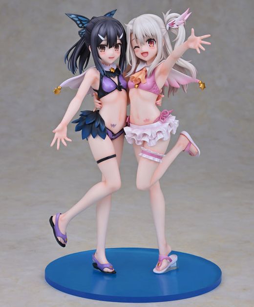Prisma Illya 2Wei Illya & Miyu Swimsuit ver Special Set 1/7 Figure FuRyu Sealed