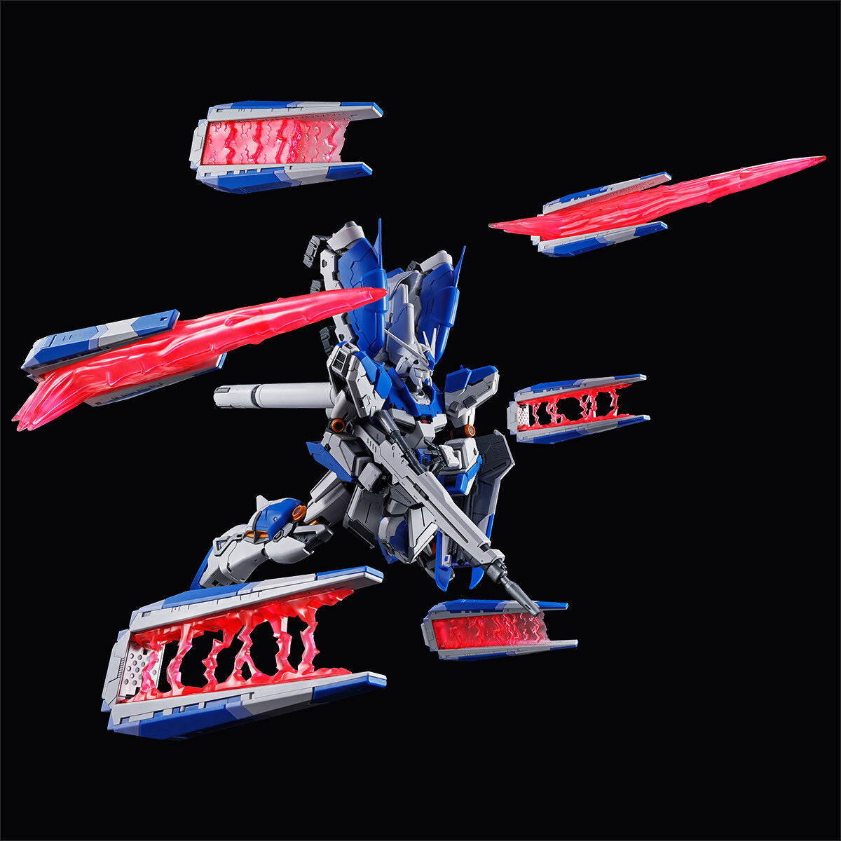 RG 1/144 Hyper Mega Bazooka Launcher & Fin Funnel Display Set Kit Premium Bandai