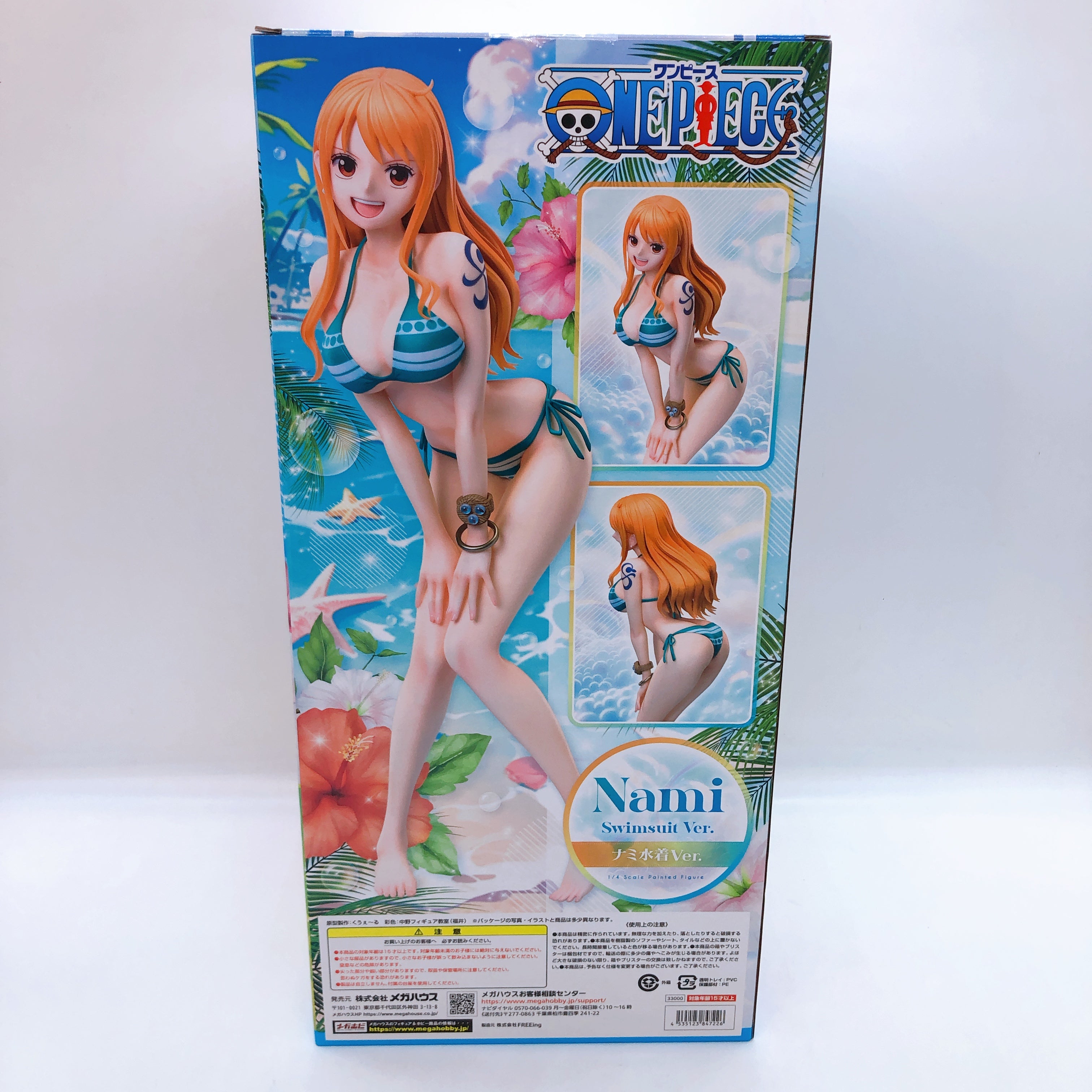 One Piece Nami swimsuit Ver. 1/4 Scale Figure B-style MegaHouse Japan AUTHENTIC
