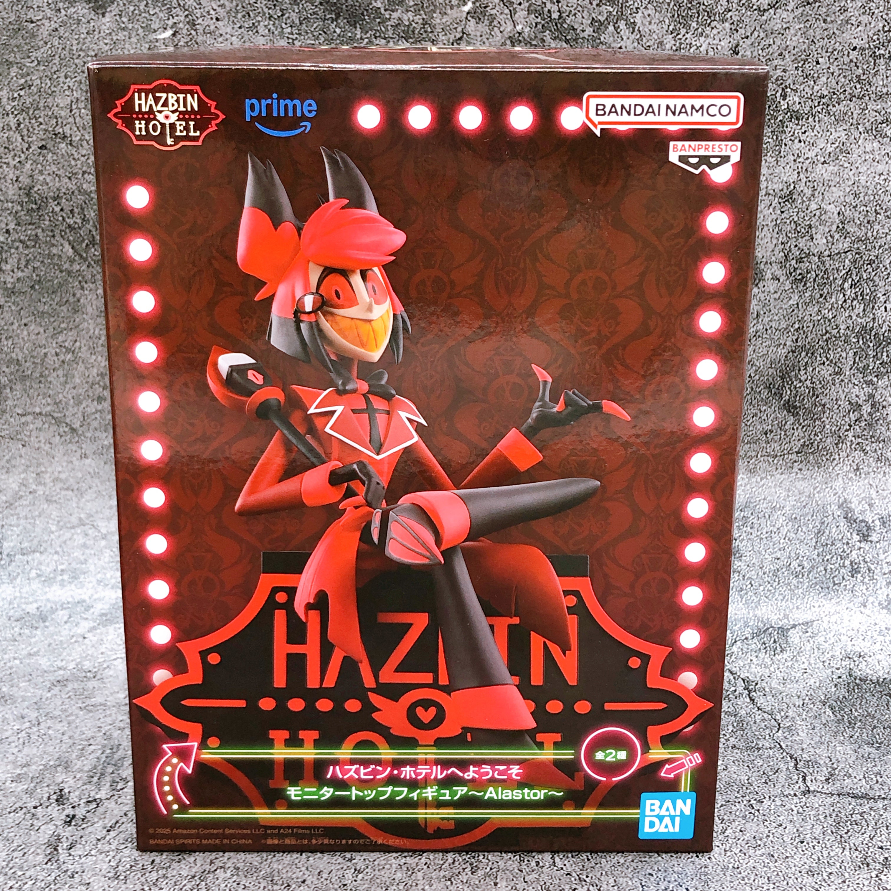 Hazbin Hotel Alastor Normal Color Monitor Top Figure BANPRESTO Japan Sealed NEW