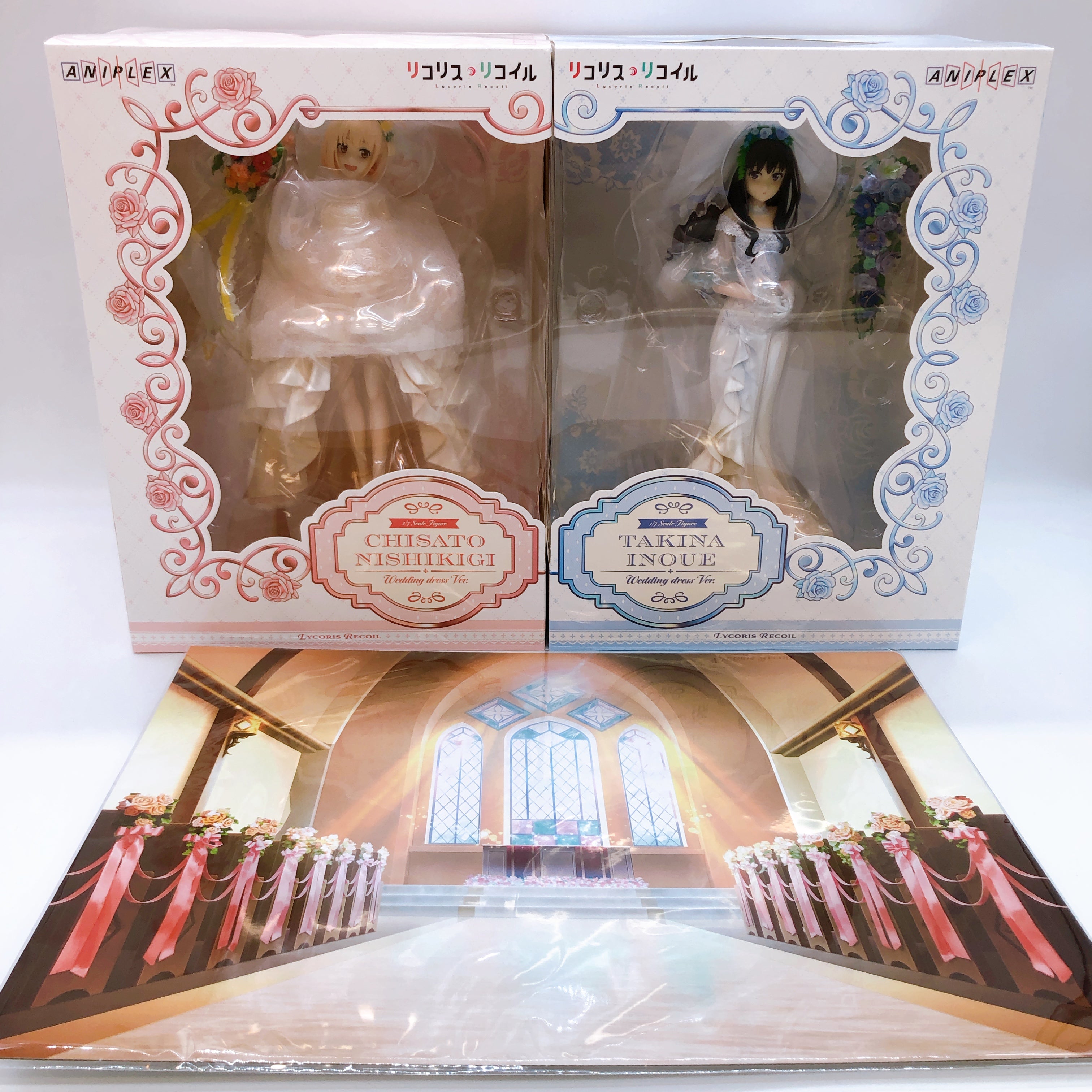 (w/Bonus) Lycoris Recoil Chisato & Takina Wedding Dress Ver 1/7 Scale Figure SET