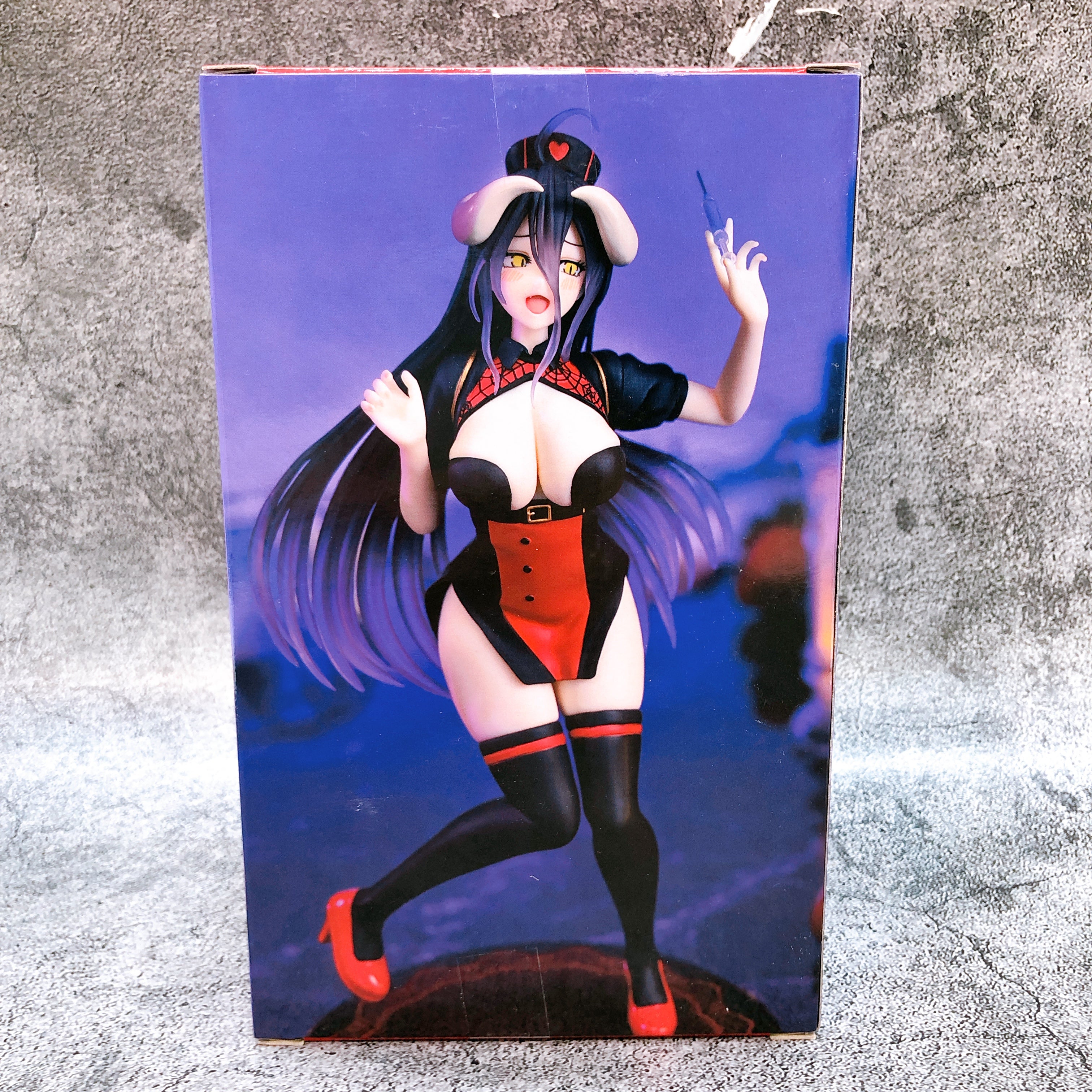 Overlord Albedo Black Nurse Ver Vivit Figure System Service Sealed NEW FASTSHIP