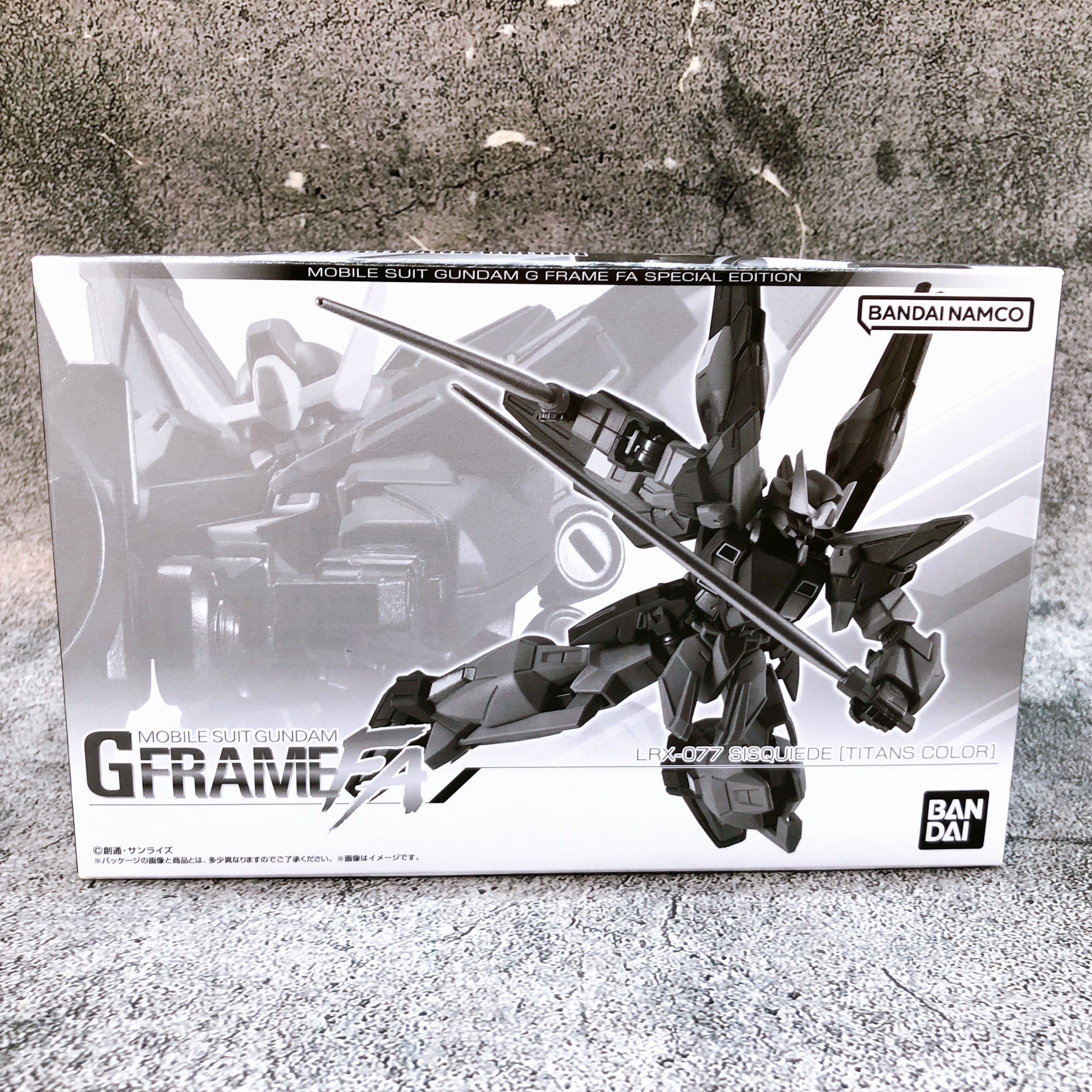 G Frame FA Gundam Sisquiede Titans Color LRX-077 Bandai Japan Shokugan Figure