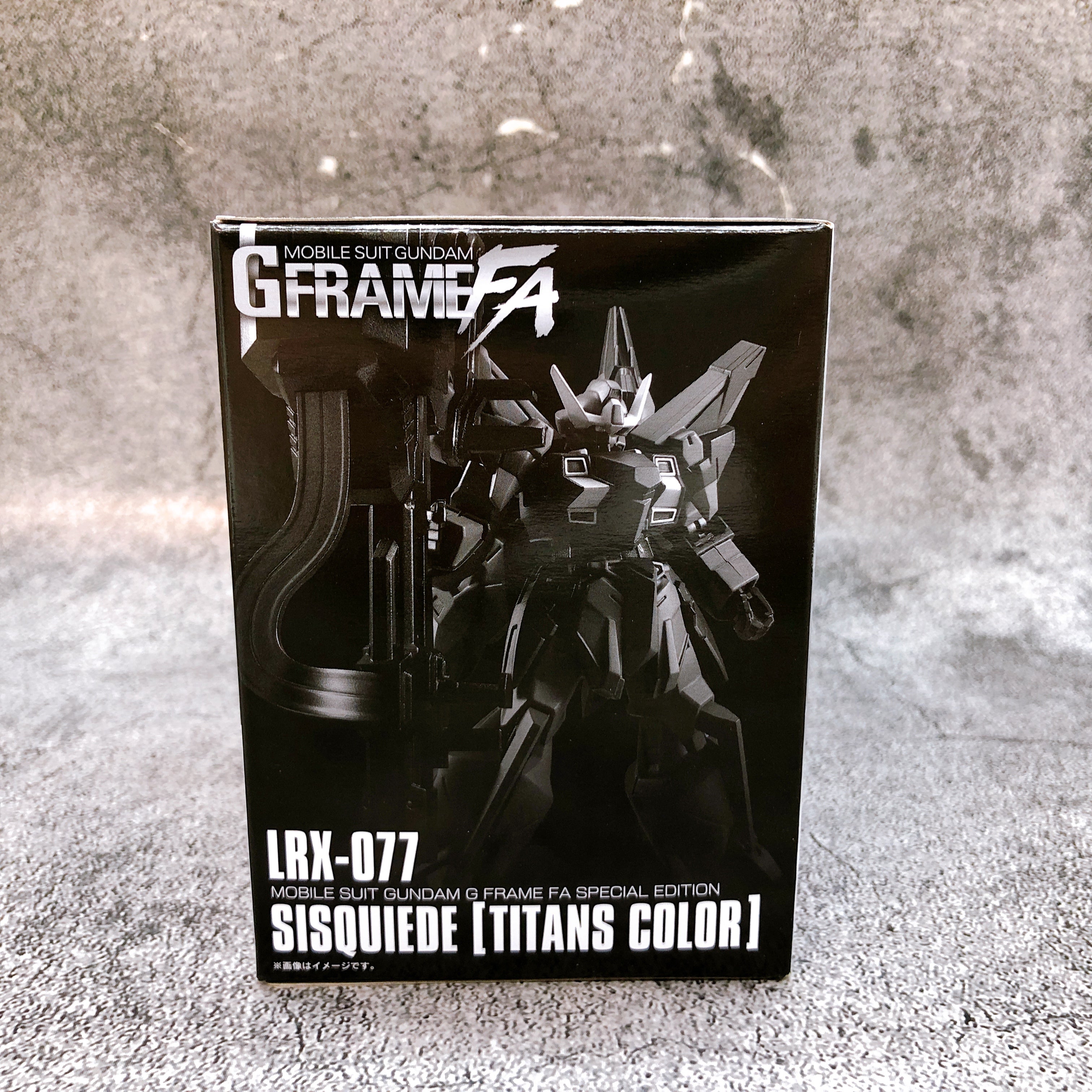 G Frame FA Gundam Sisquiede Titans Color LRX-077 Bandai Japan Shokugan Figure