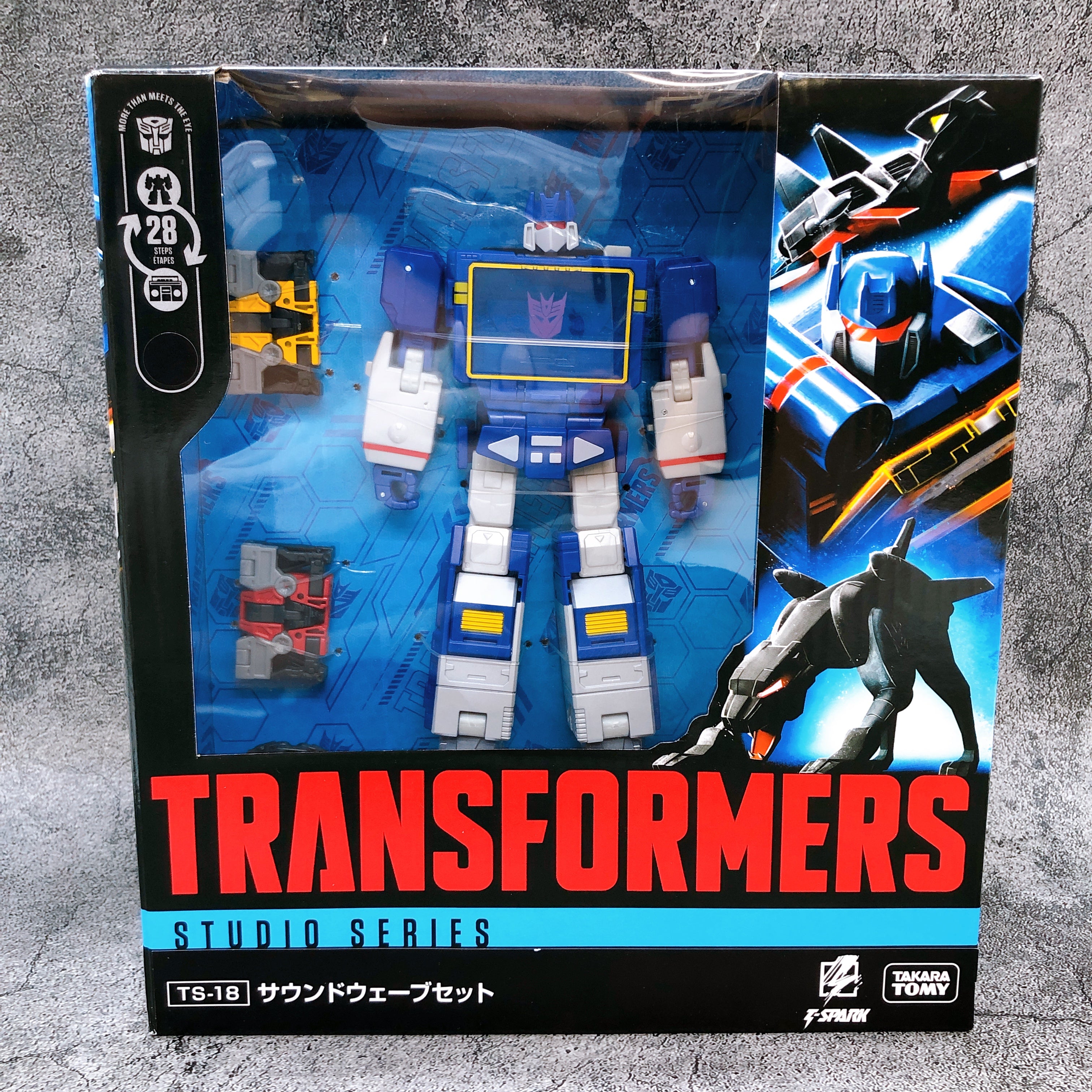 Transformers TS-18 Soundwave Set T-Spark Action Figure Takara Tomy Japan Sealed