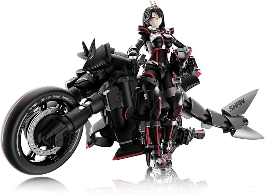 YUBO Warrior Goddess SAKO Shark 1/12 Scale Model Kit from Japan NEW FASTSHIP