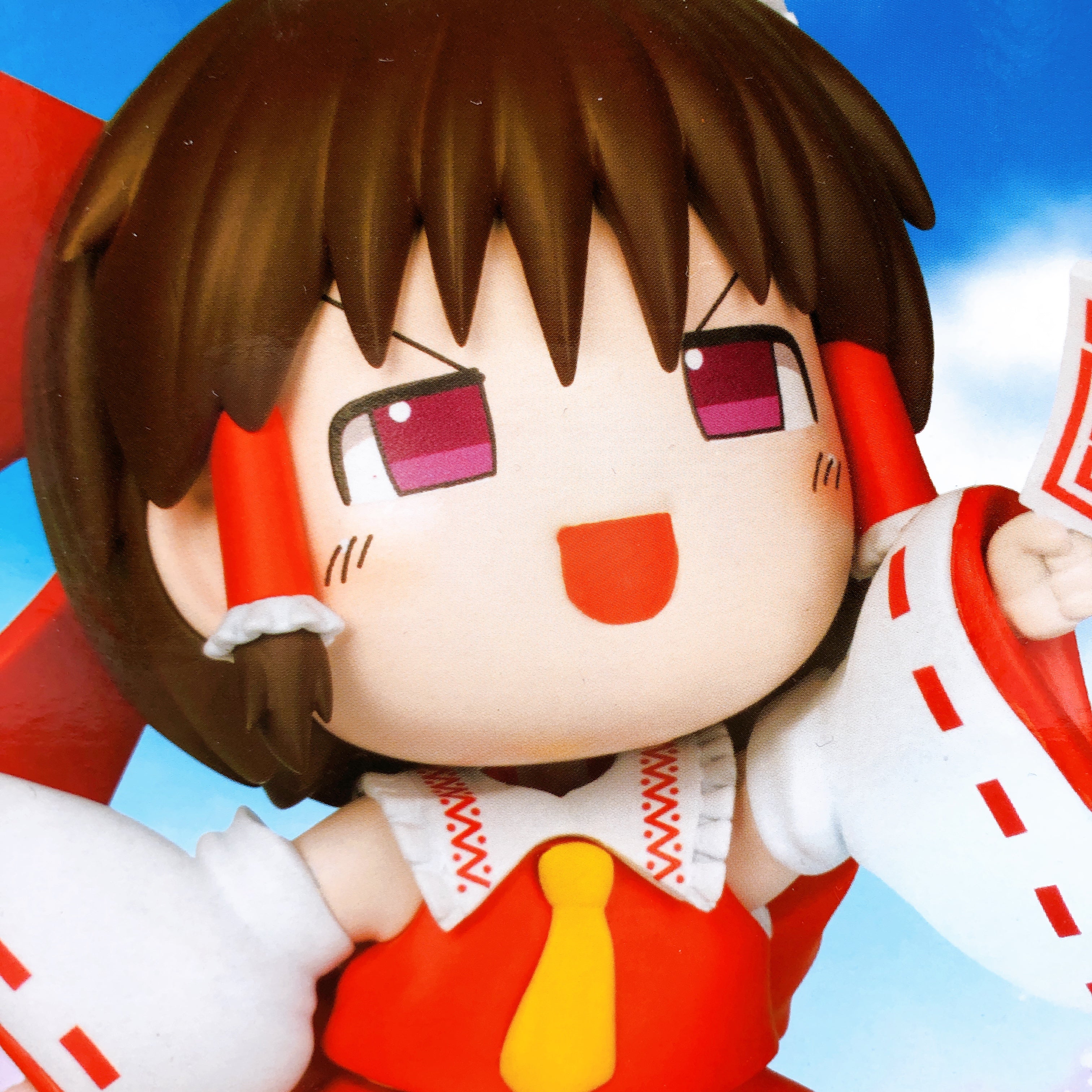 Touhou Project Reimu Hakurei Yukkuri (style)Figure Konami Japan AUTHENTIC