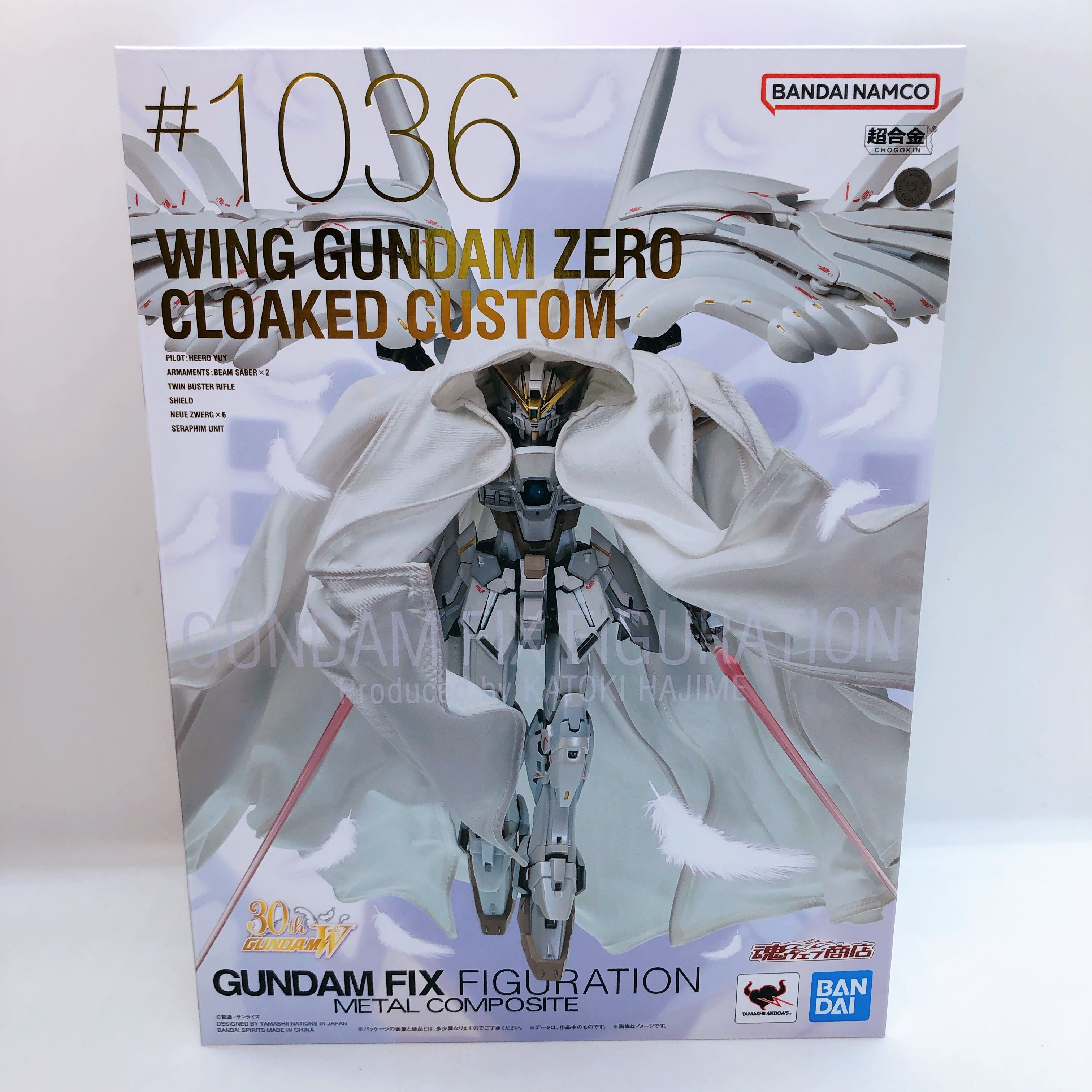 Wing Gundam Zero Cloaked Custom Gundam Fix Figuration Metal Composite Bandai