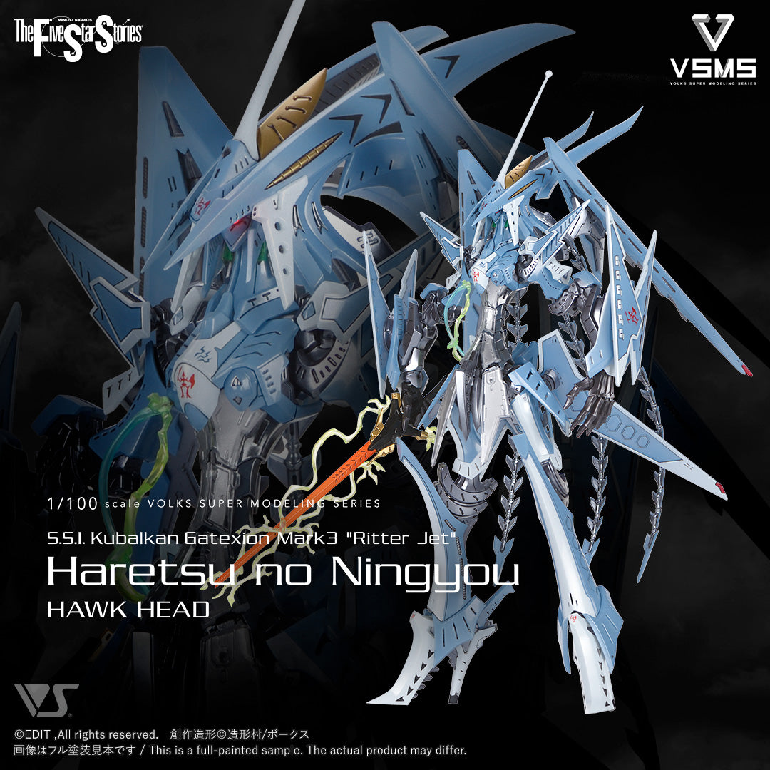 The Five Star Stories Haretsu no Ningyou Hawk Head VSMS 1/100 Kit VOLKS Japan
