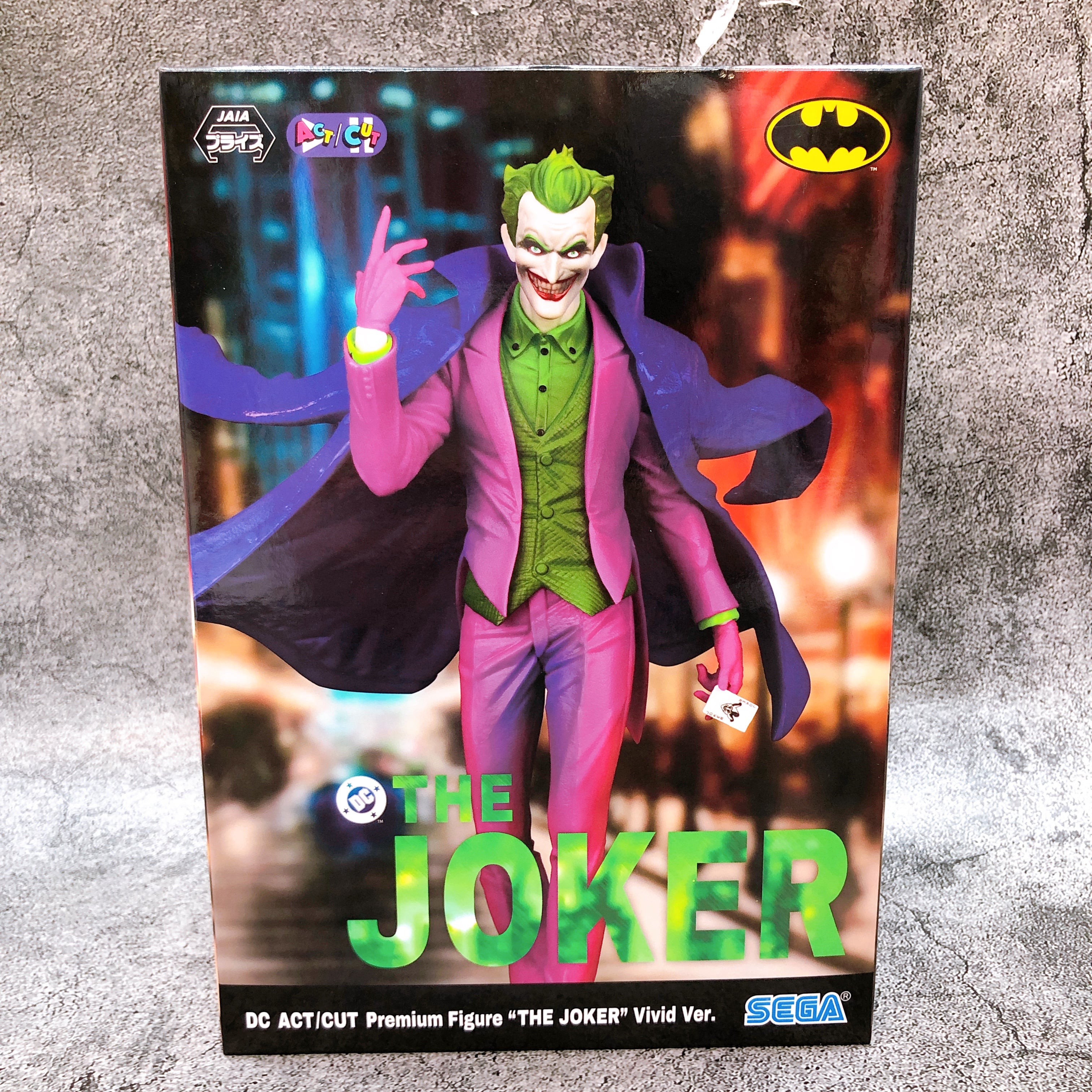 CREEK JOKER クリーク　ジョーカー DC COMICS Joker Vivid Ver. ACT/CUT Premium Figure SEGA Japan Sealed NE