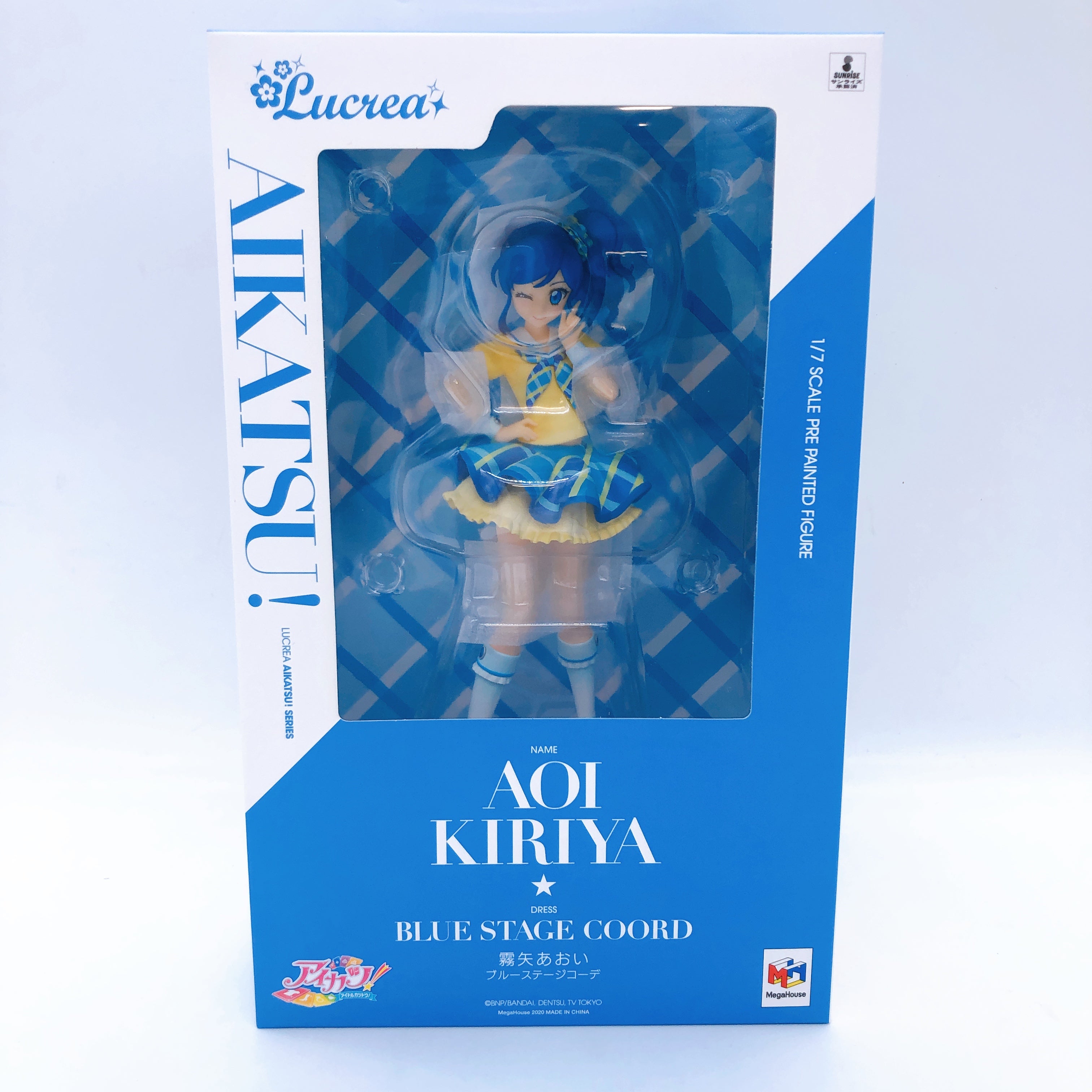 Lucrea Aikatsu! Aoi Kiriya Blue Stage Coord 1/7 Scale Figure MegaHouse Japan
