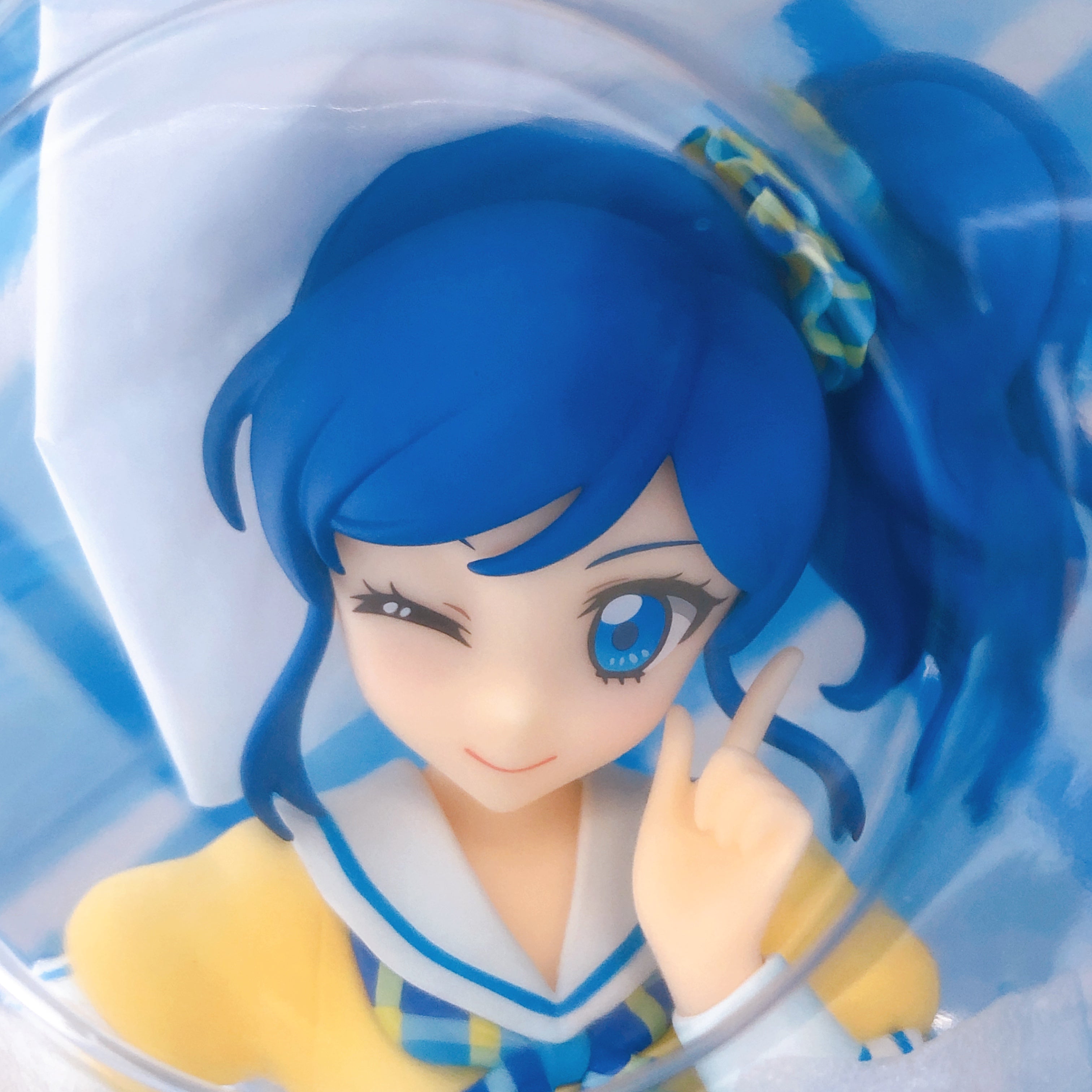 Lucrea Aikatsu! Aoi Kiriya Blue Stage Coord 1/7 Scale Figure MegaHouse Japan