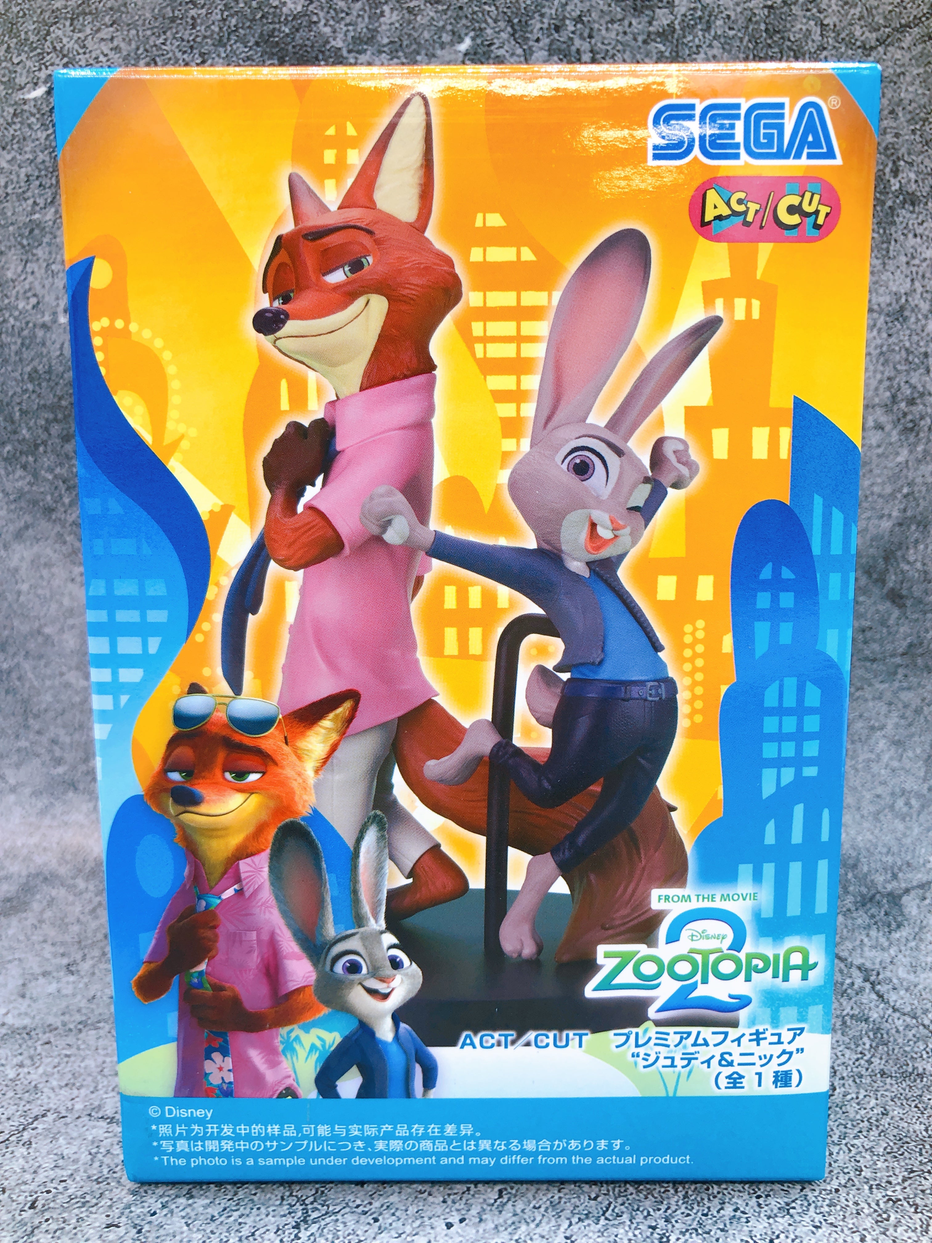 Zootopia2 Judy & Nick ACT/CUT Premium Figure FuRyu Japan FASTSHIP