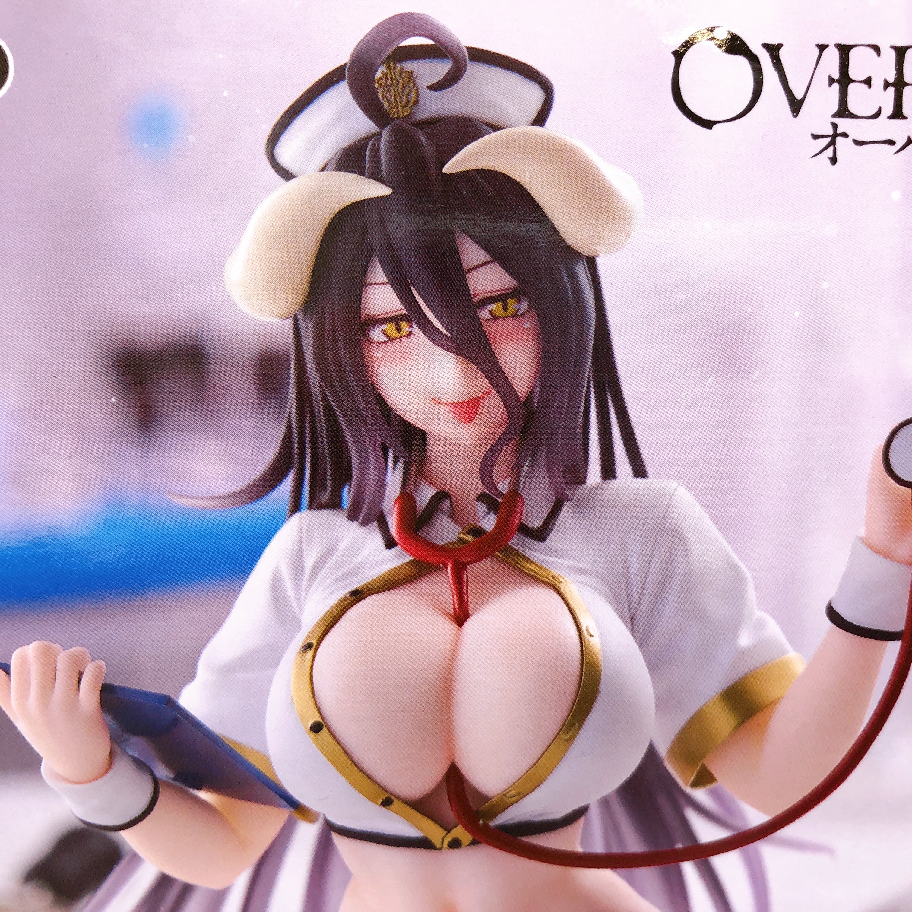 Overlord Albedo Nurse ver Desktop Cute Figure Taito Japan Sealed NEW FASTSHIP