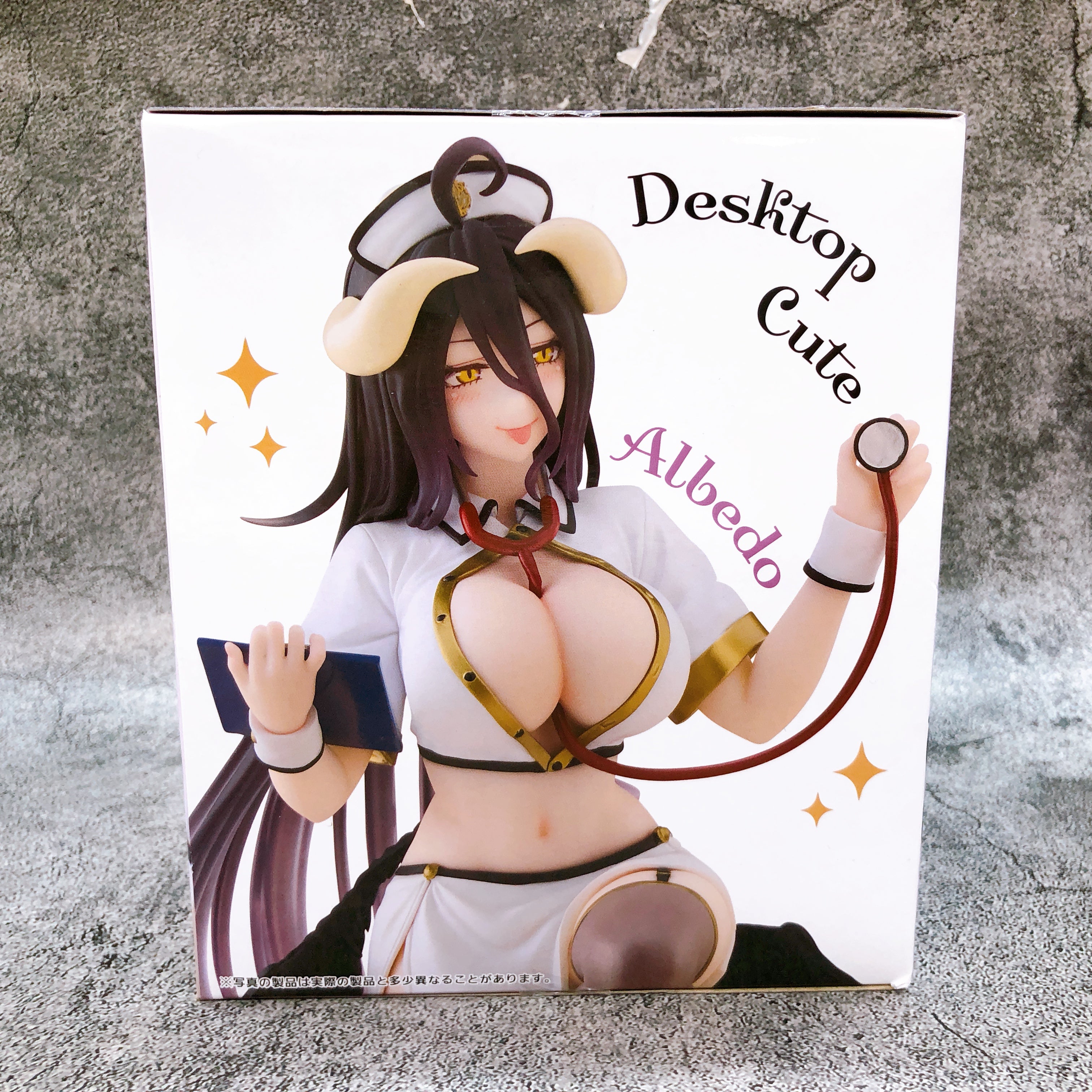 Overlord Albedo Nurse ver Desktop Cute Figure Taito Japan Sealed NEW FASTSHIP