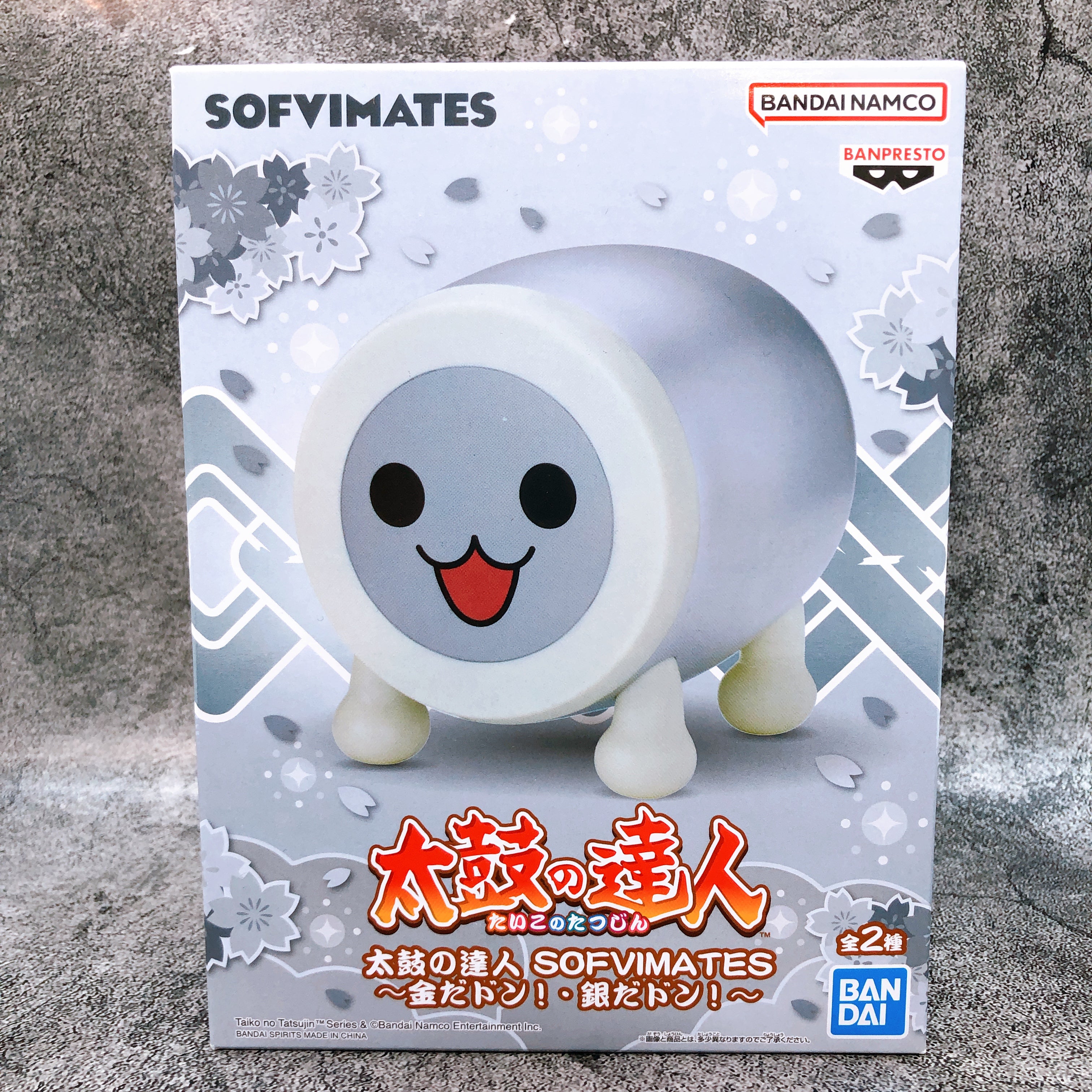 Taiko no Tatsujin Silver Figure SOFVIMATES BANPRESTO Japan AUTHENTIC FASTSHIP