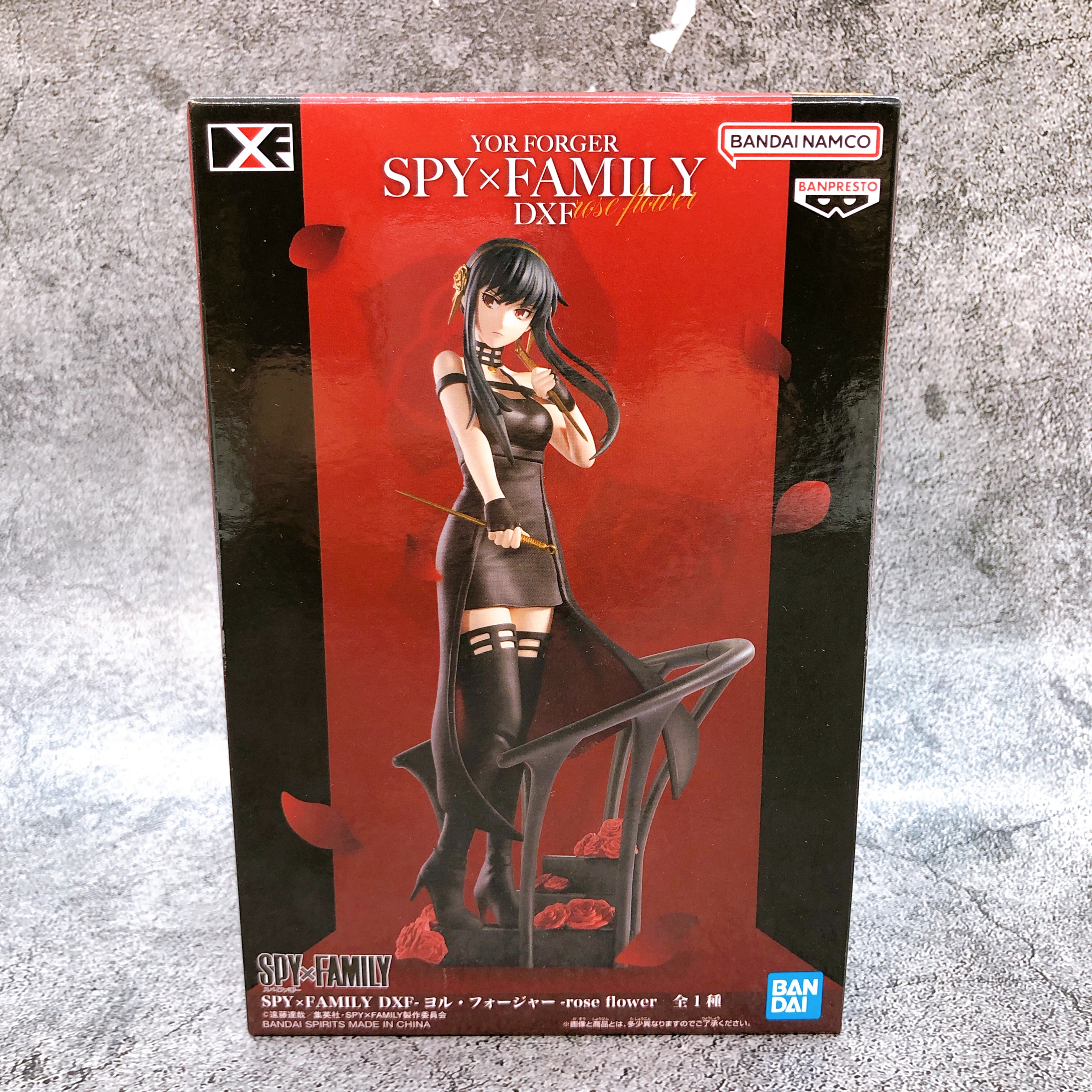 SPY × FAMILY Yor Forger Rose Flower DXF Figure BANPRESTO Japan Sealed FASTSHIP