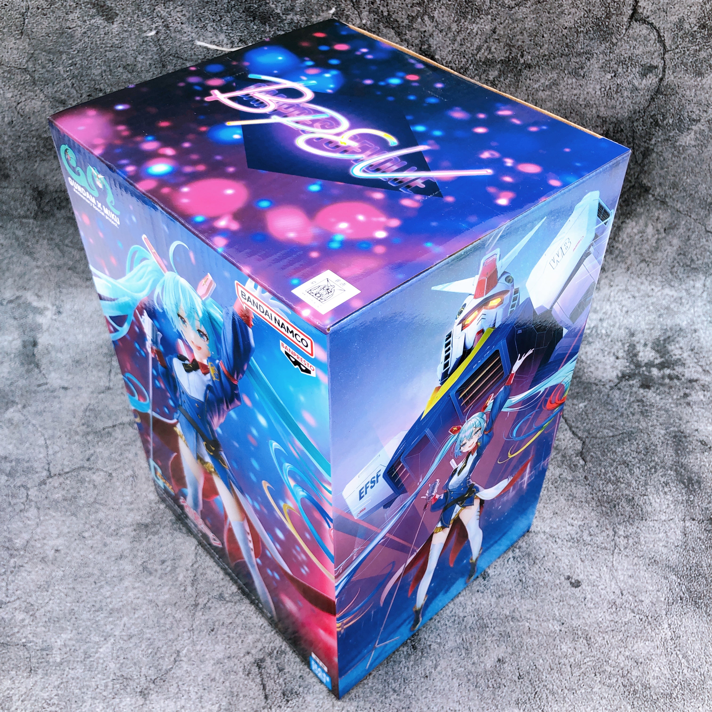 Gundam 45th Anniversary Hatsune Miku BANPRESTO EVOLVE Figure Japan Sealed NEW