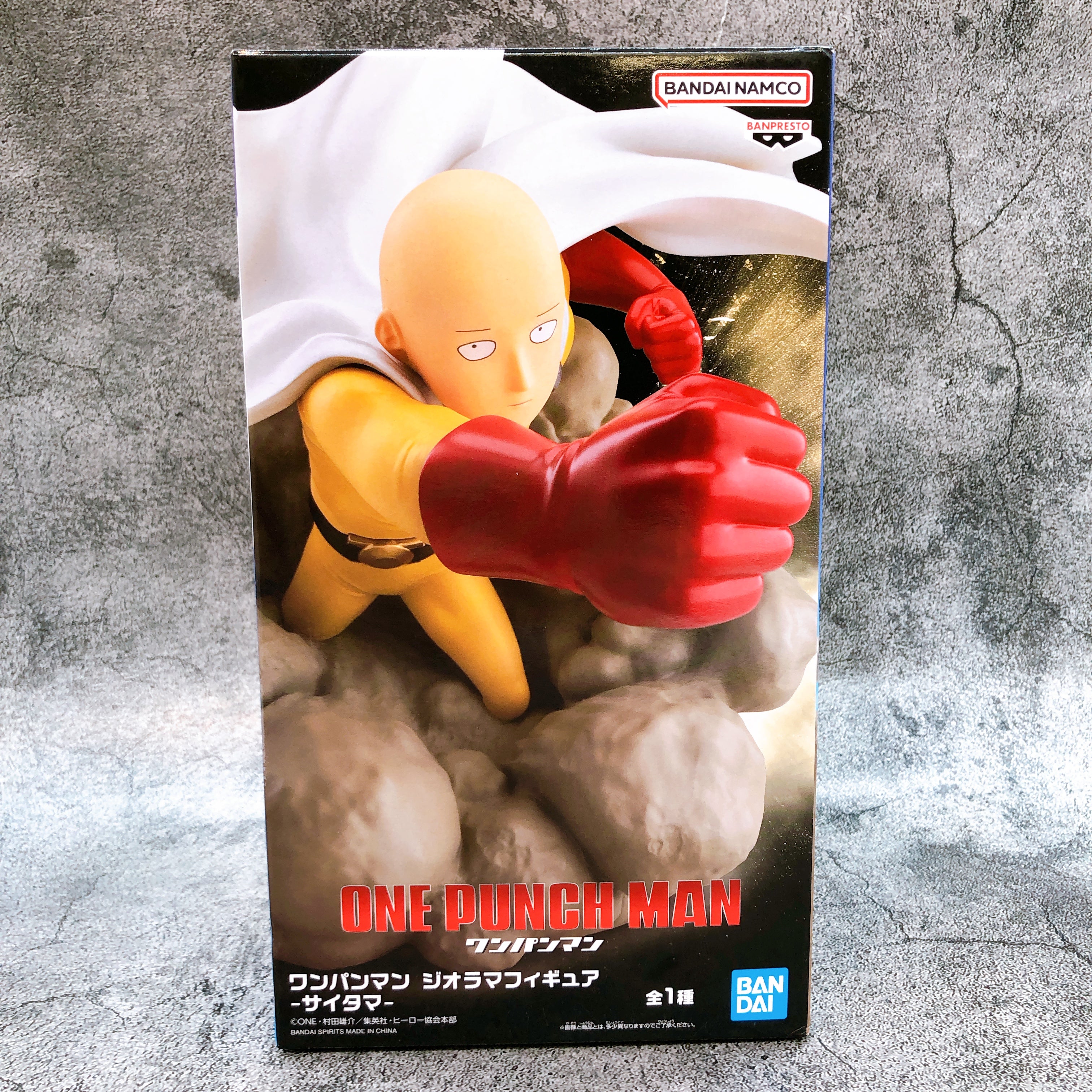 One Punch Man Saitama Diorama Figure BANPRESTO from Japan Sealed NEW FASTSHIP