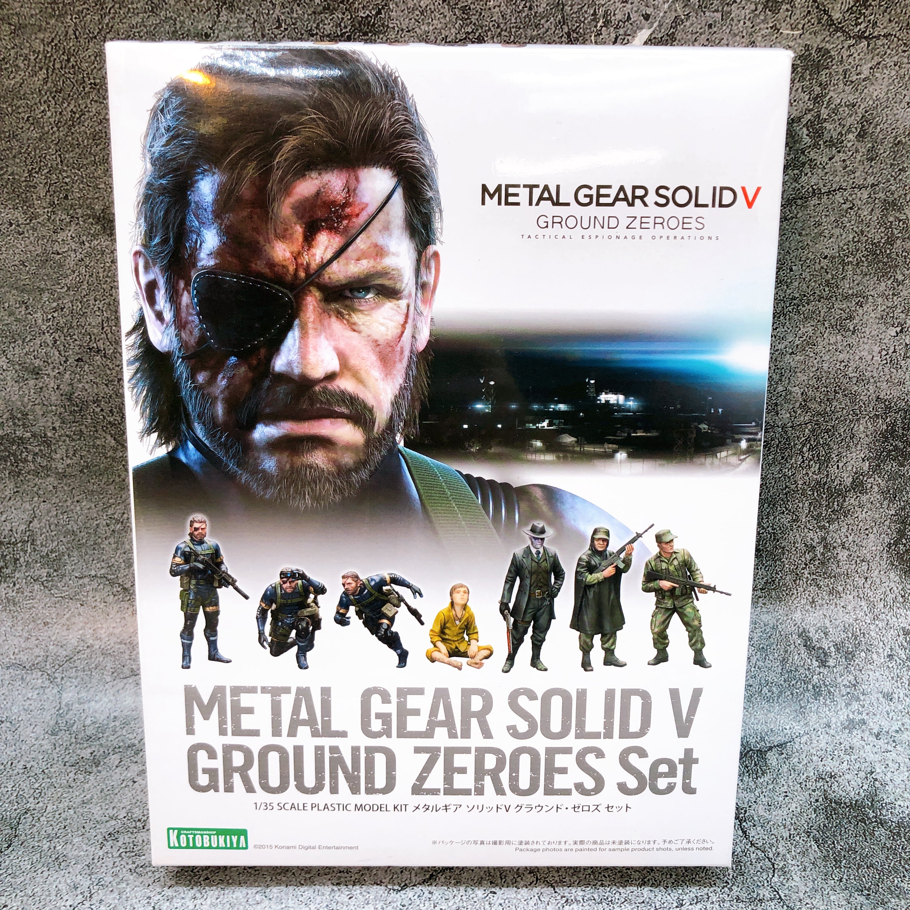 Metal Gear Solid V Ground Zeroes Set 1/35 Unpainted Model Kit KOTOBUKI