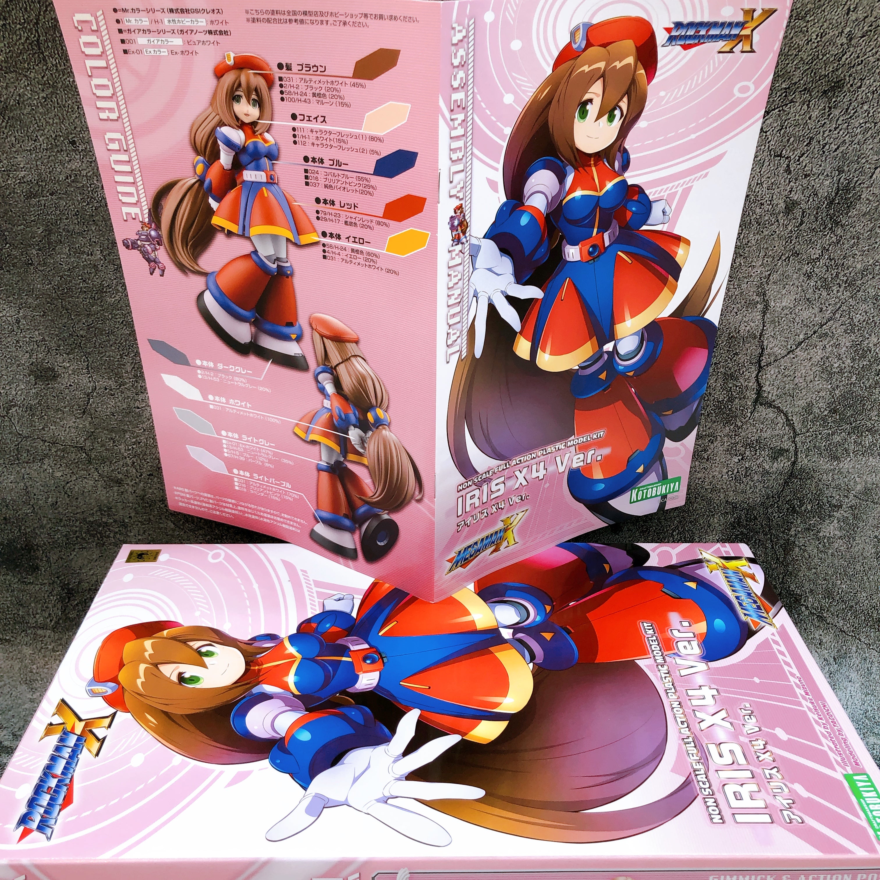Rockman X Mega Man X IRIS X4 Ver. Non Scale Model Kit KOTOBUKIYA Japan FASTSHIP