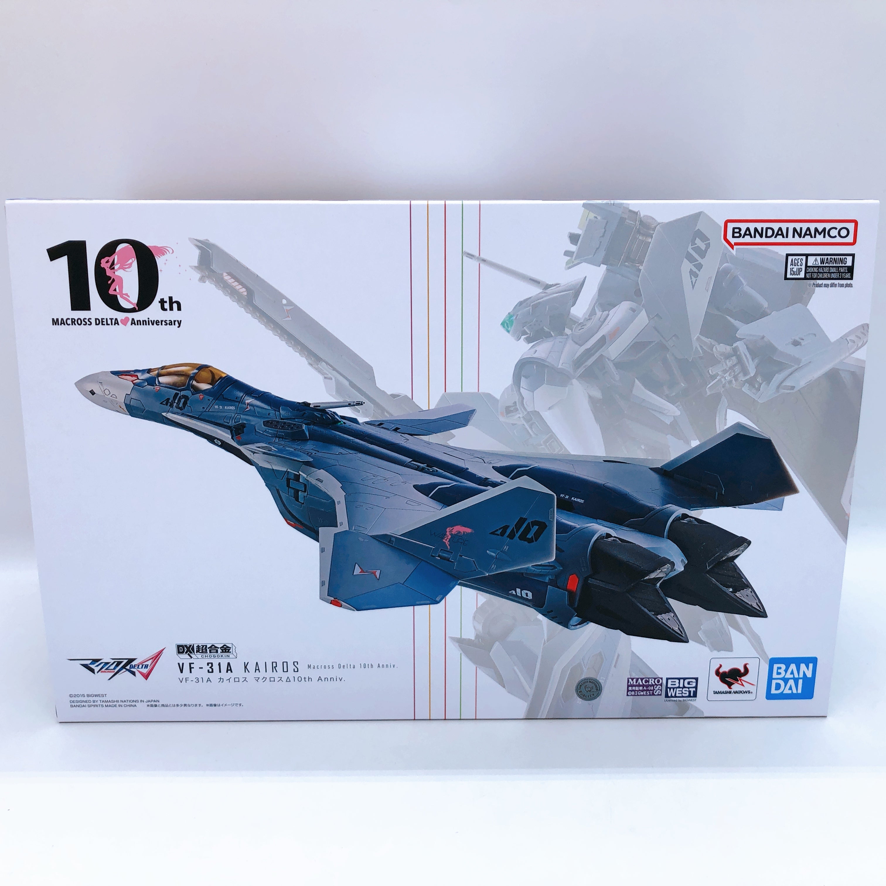 DX Chogokin Macross Delta VF-31A Kairos Macross Δ10th Anniv. BANDAI Japan NEW