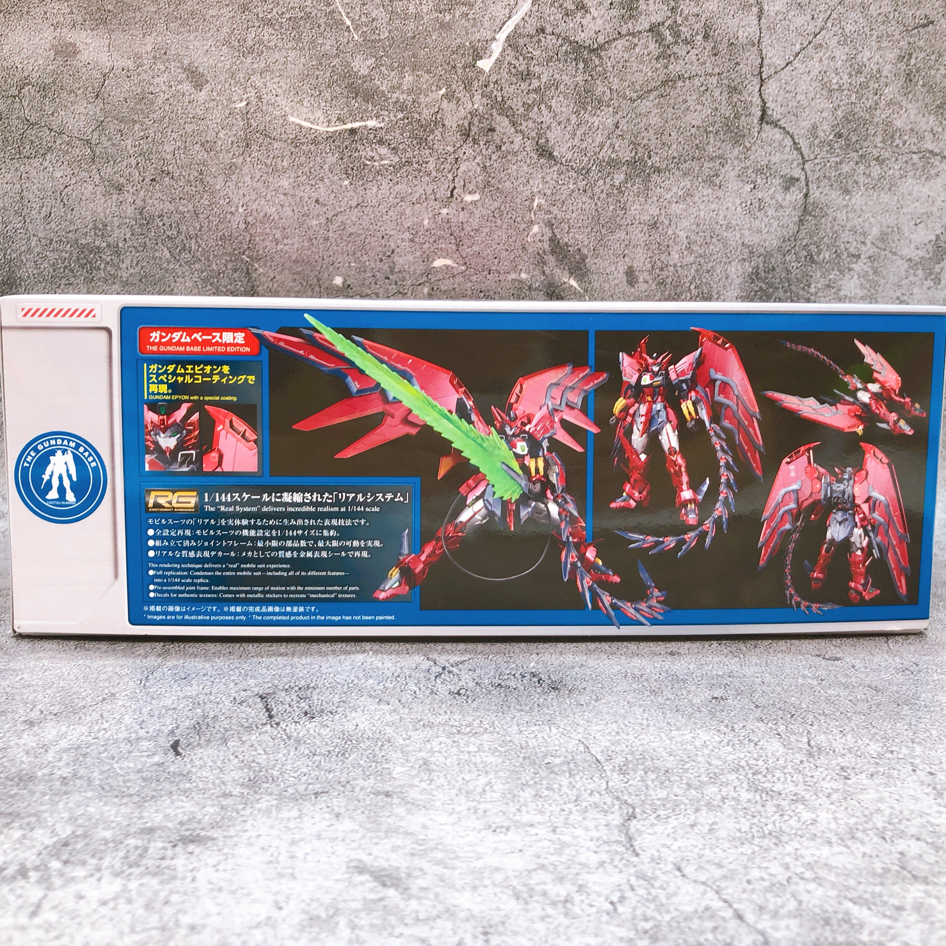 RG 1/144 Gundam Epyon Special Coating Gundam Base Limited Kit Bandai Japan NEW