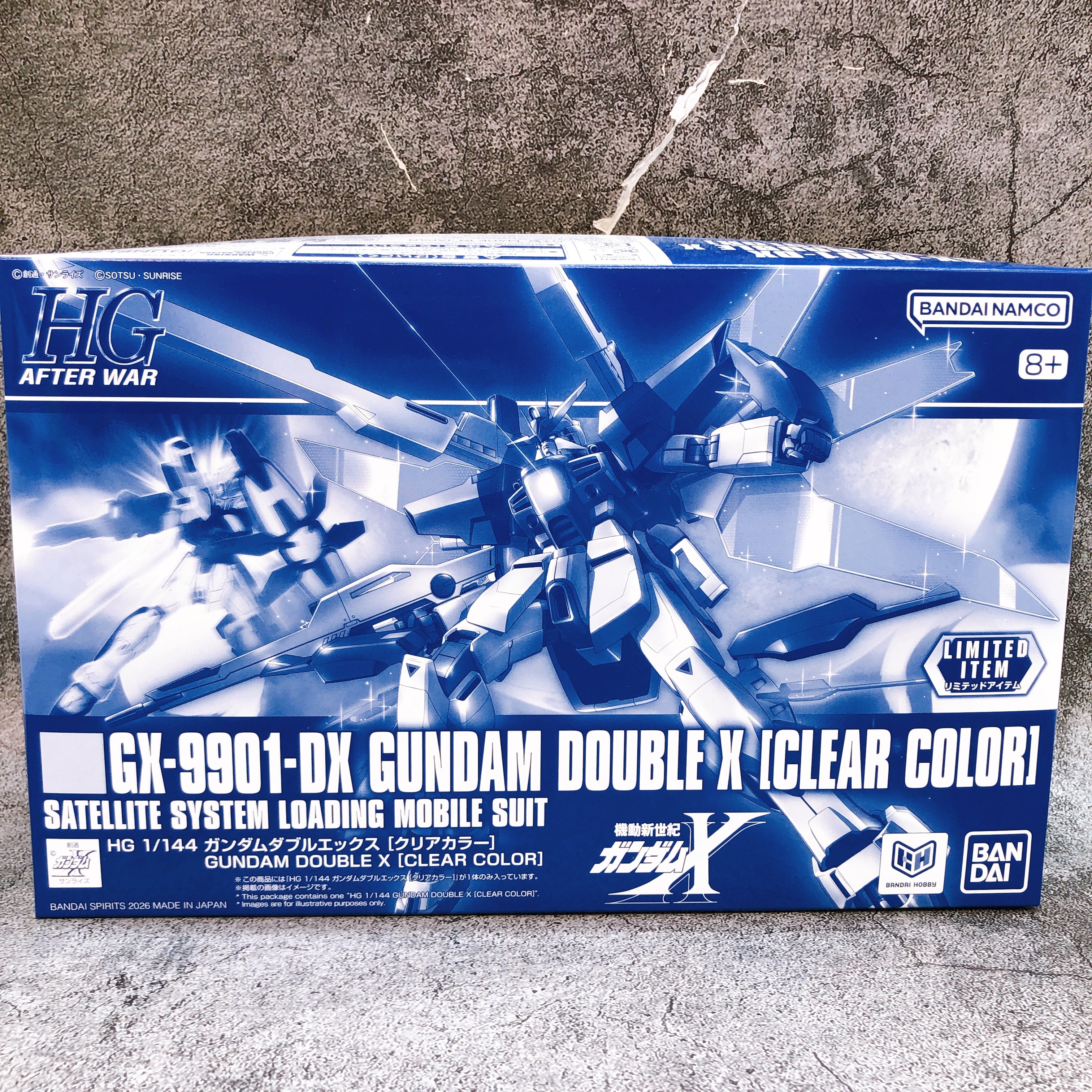 HG 1/144 Gundam Double X Clear Color GX-9901-DX Limited Model Kit Bandai Japan