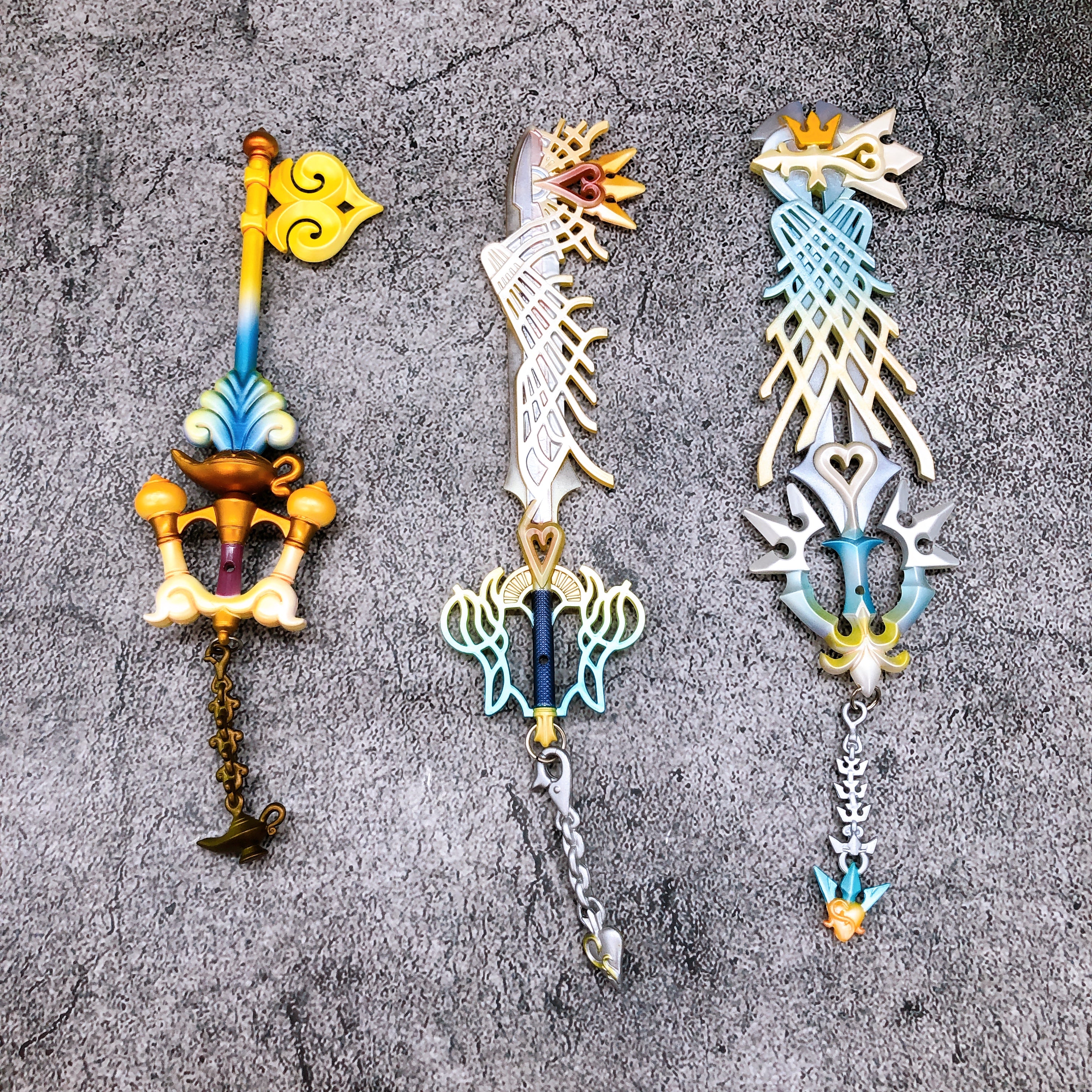 (No Box) Kingdom Hearts Paly Arts Arms Keyblade Figure Square Enix Japan