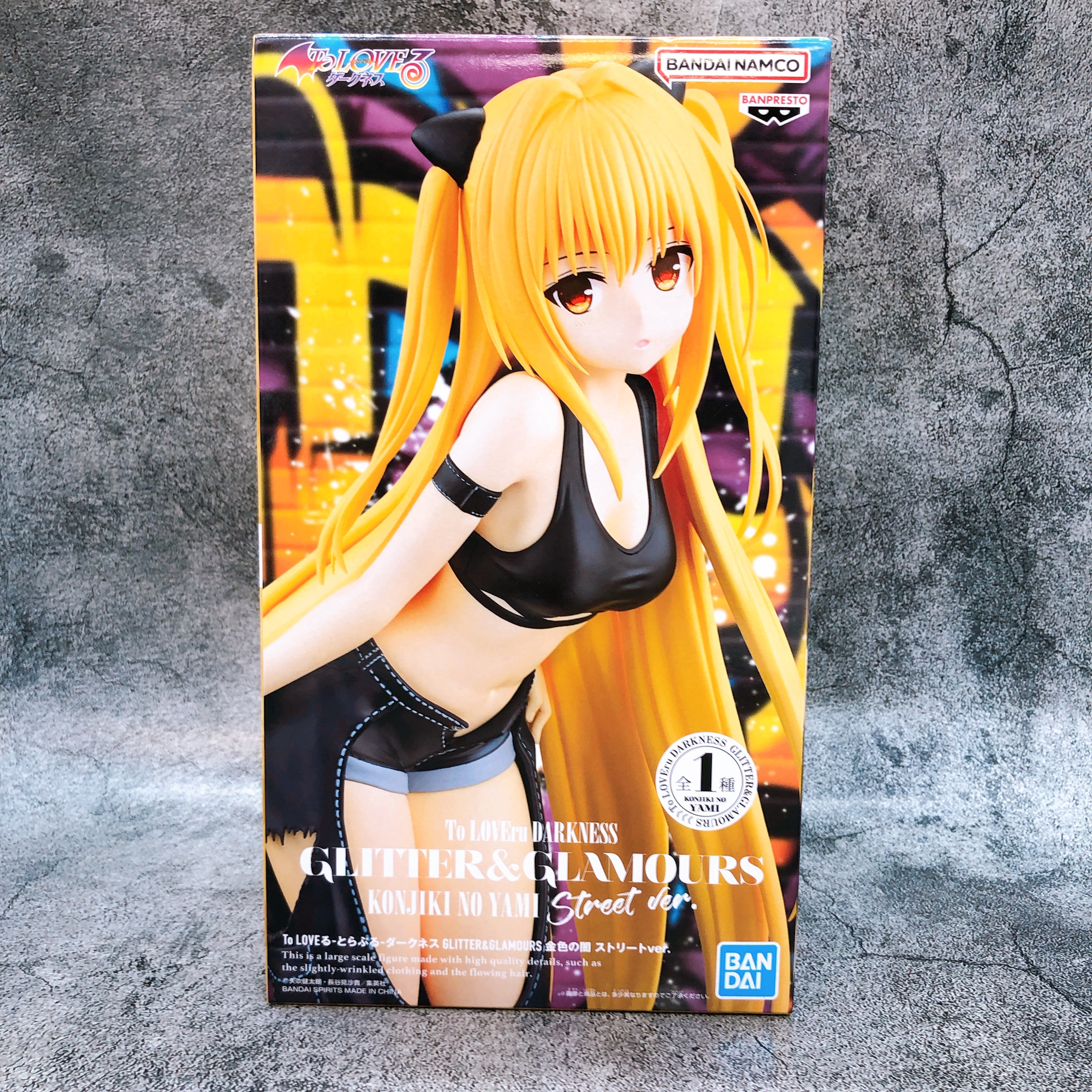To Love Ru Darkness Golden Darkness Street ver. GLITTER&GLAMOURS Figure NEW