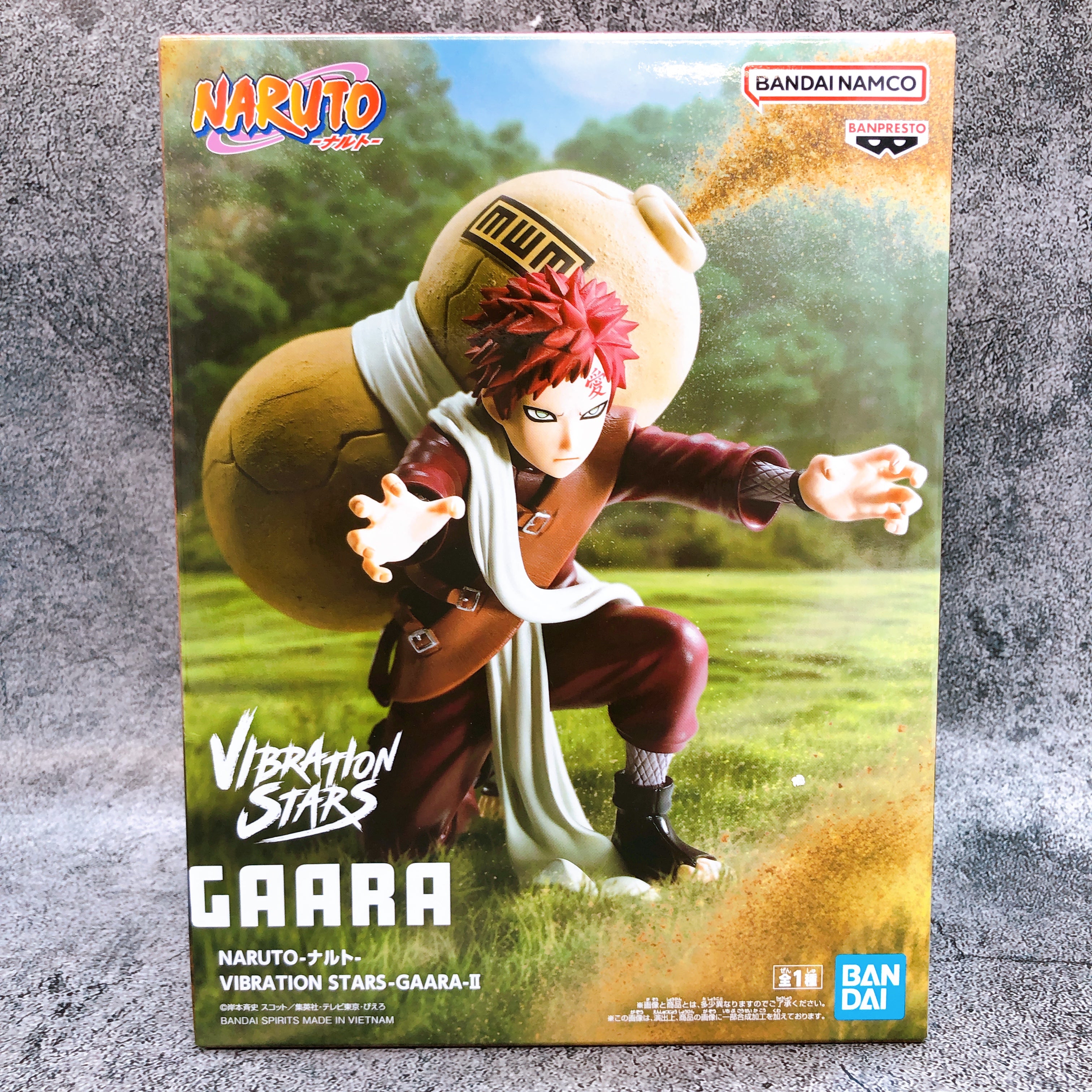 Naruto Gaara VIBRATION STARS Figure BANPRESTO Japan AUTHENTIC Sealed NEW