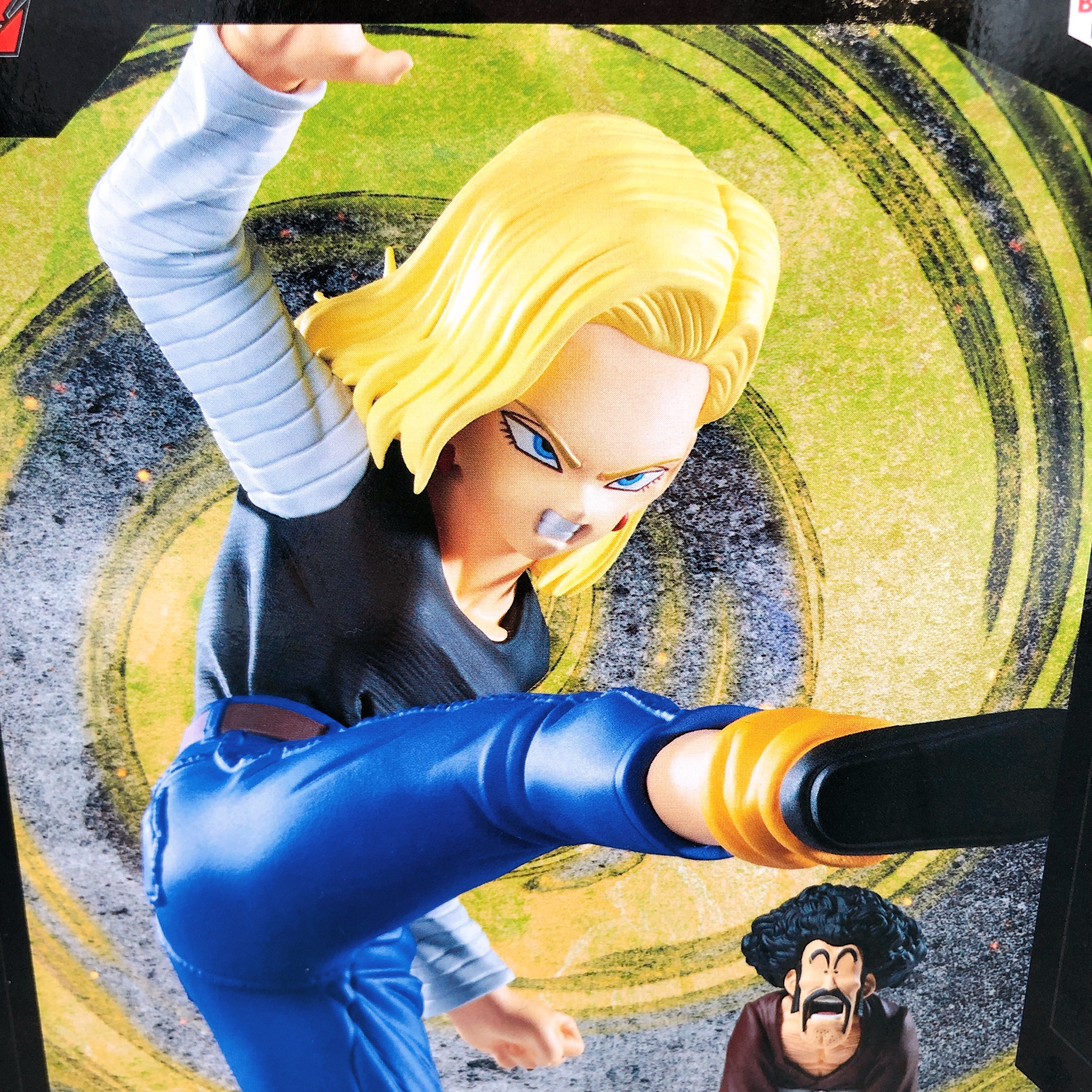 Dragon Ball Z Android 18 VS Mr. Satan MATCH MAKERS Figure BANPRESTO Japan Sealed