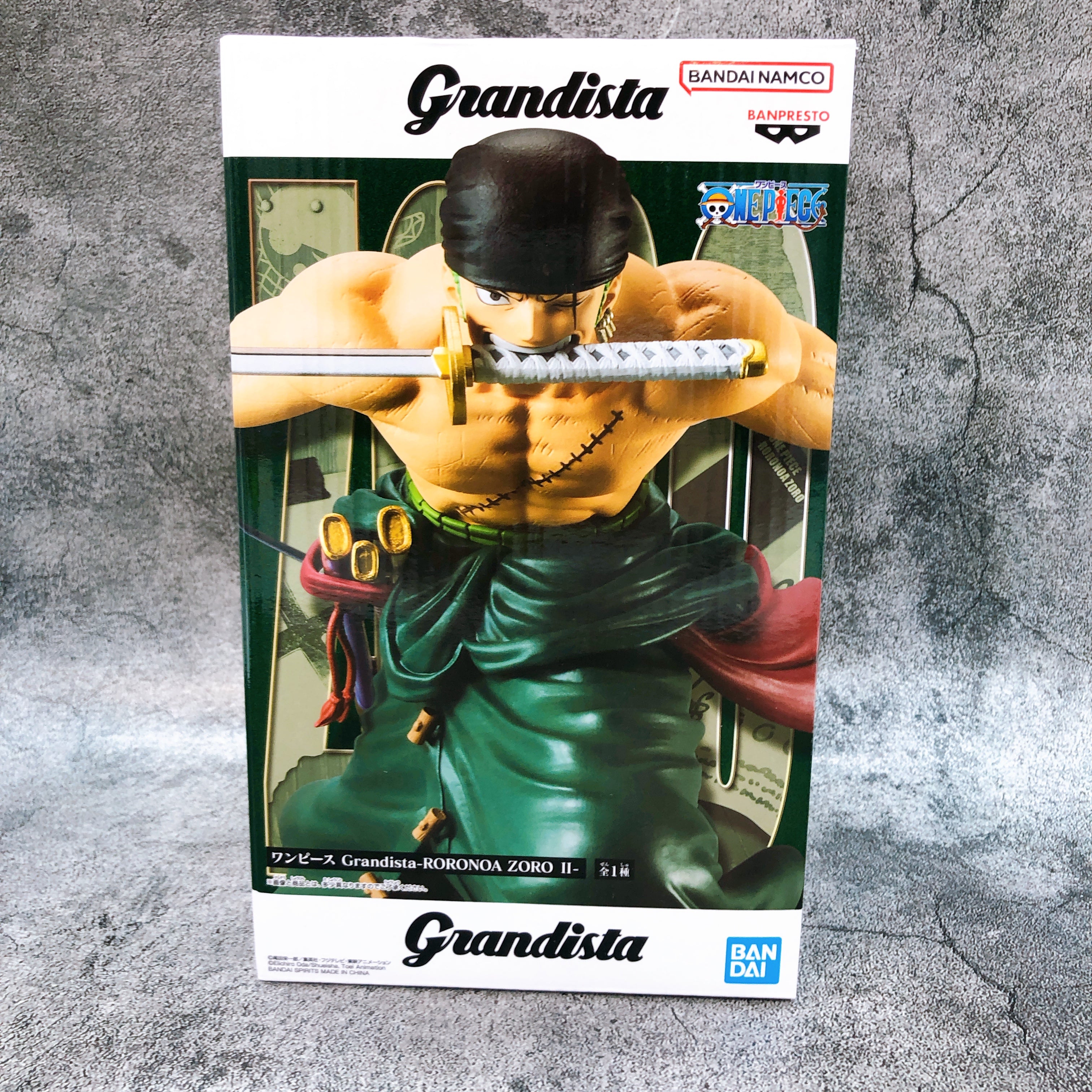 ONE PIECE Roronoa Zoro II Grandista Figure Banpresto Japan Sealed FASTSHIP NEW